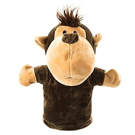 Animal Hand Puppets Set for Kids & Adults - 12.5 Premium Quality Soft Plush Toys with Movable Mouths - Perfect for Storytelling, Teaching, Preschool, Role-Play - Durable, Vibrant, Educational Puppets