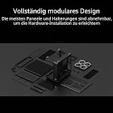 Asus TUF Gaming GT502 Horizon ARGB Case w/Glass Front & Side, ATX, Dual Chamber, Modular Design, 4x ARGB Fans, USB-C 20Gbps, Carry Handles, Black - 7