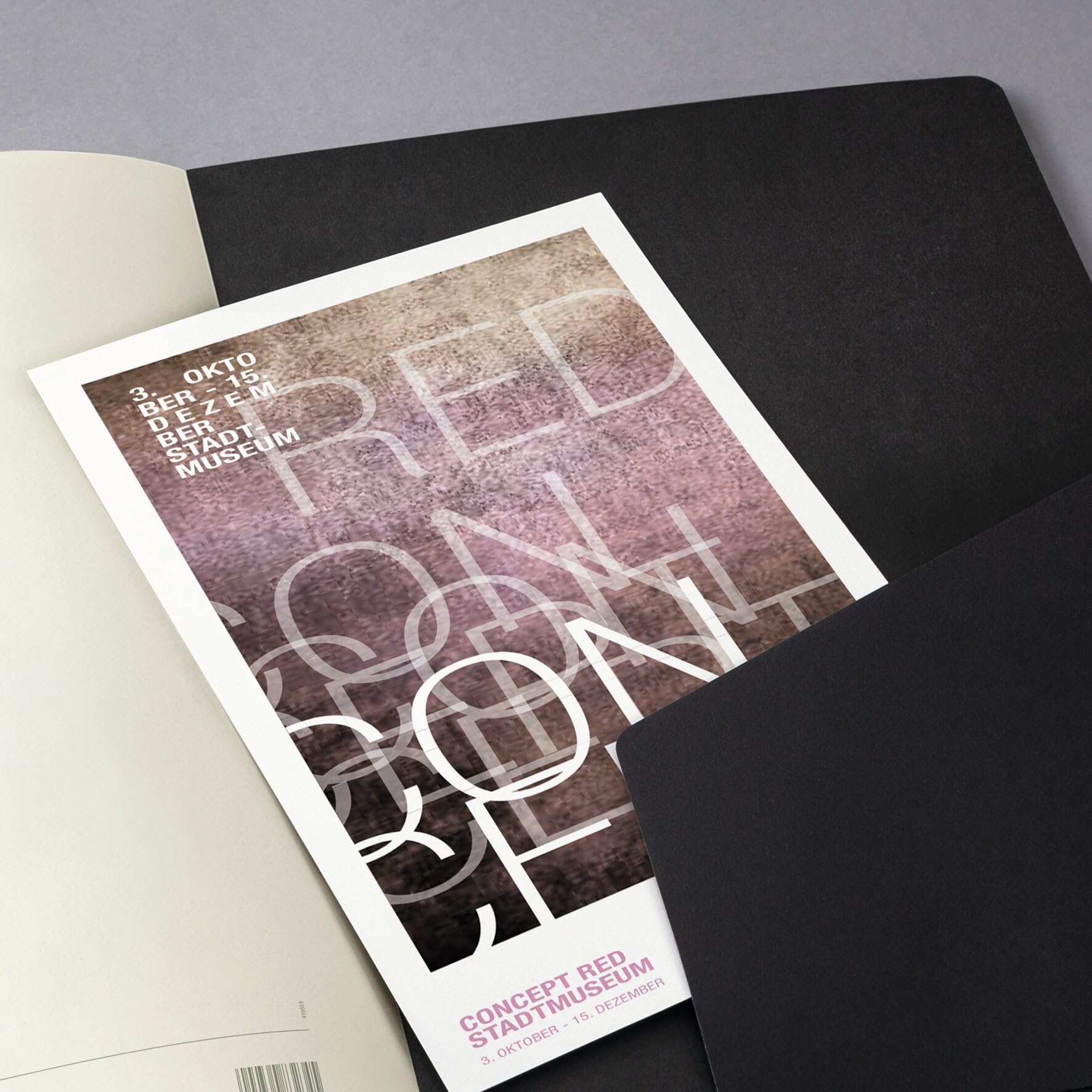 SIGEL C2685 Monats-Kalenderheft Conceptum 2026, ca. A6, , schwarz: Agenda Conceptum, Classic, Softcover
