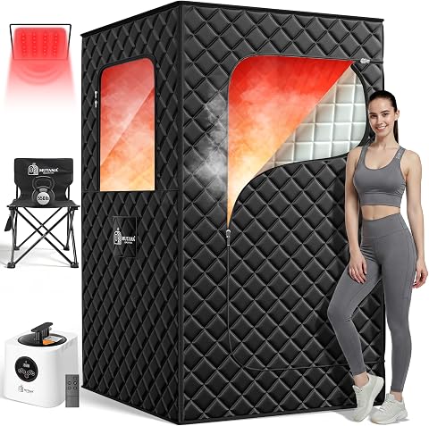 Sauna Box, 3L Portable Steam Sauna Tent for Home & Indoor Use, 1400W Personal Sa