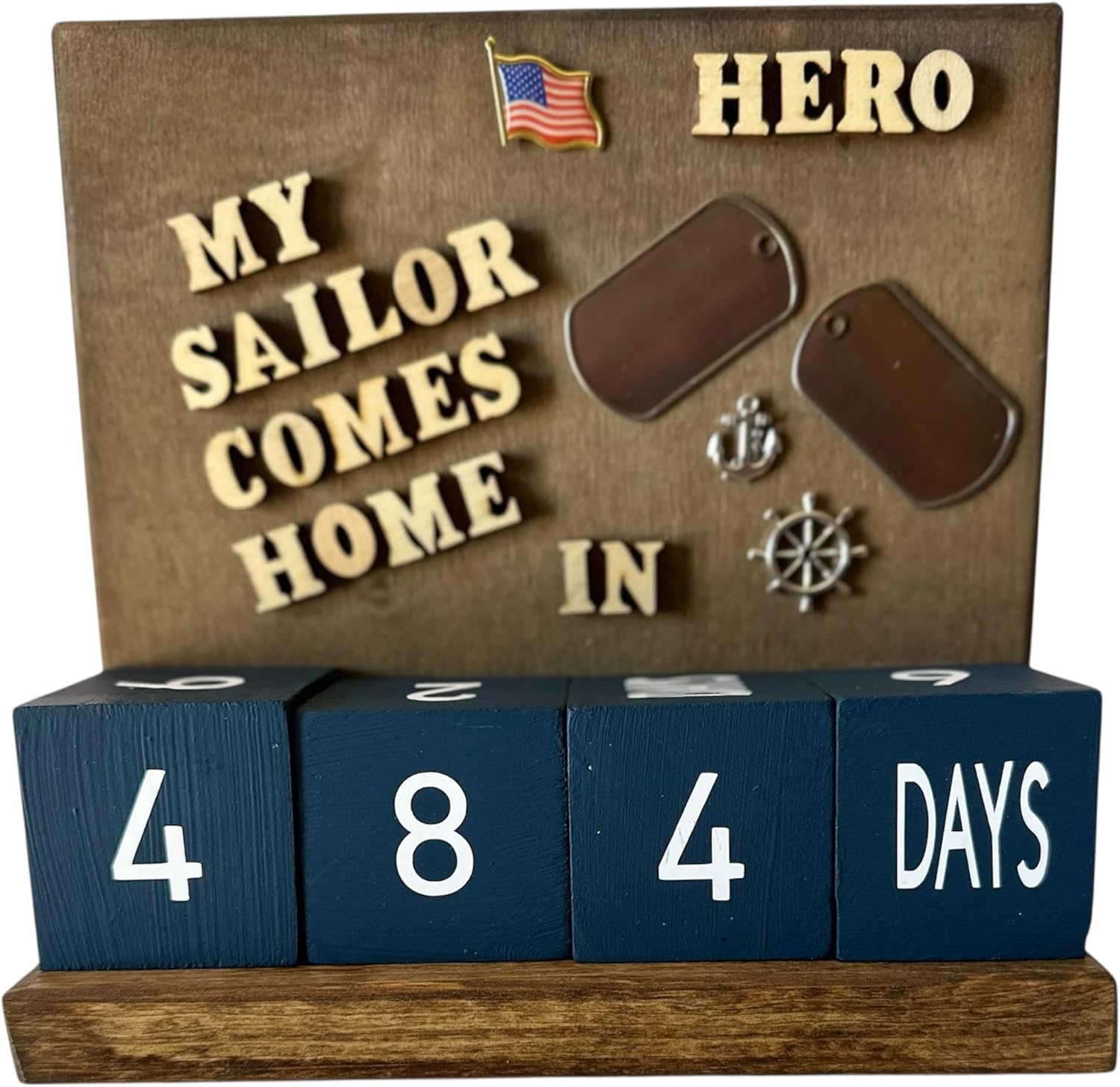 Sailor Military Deployment Countdown Calendar