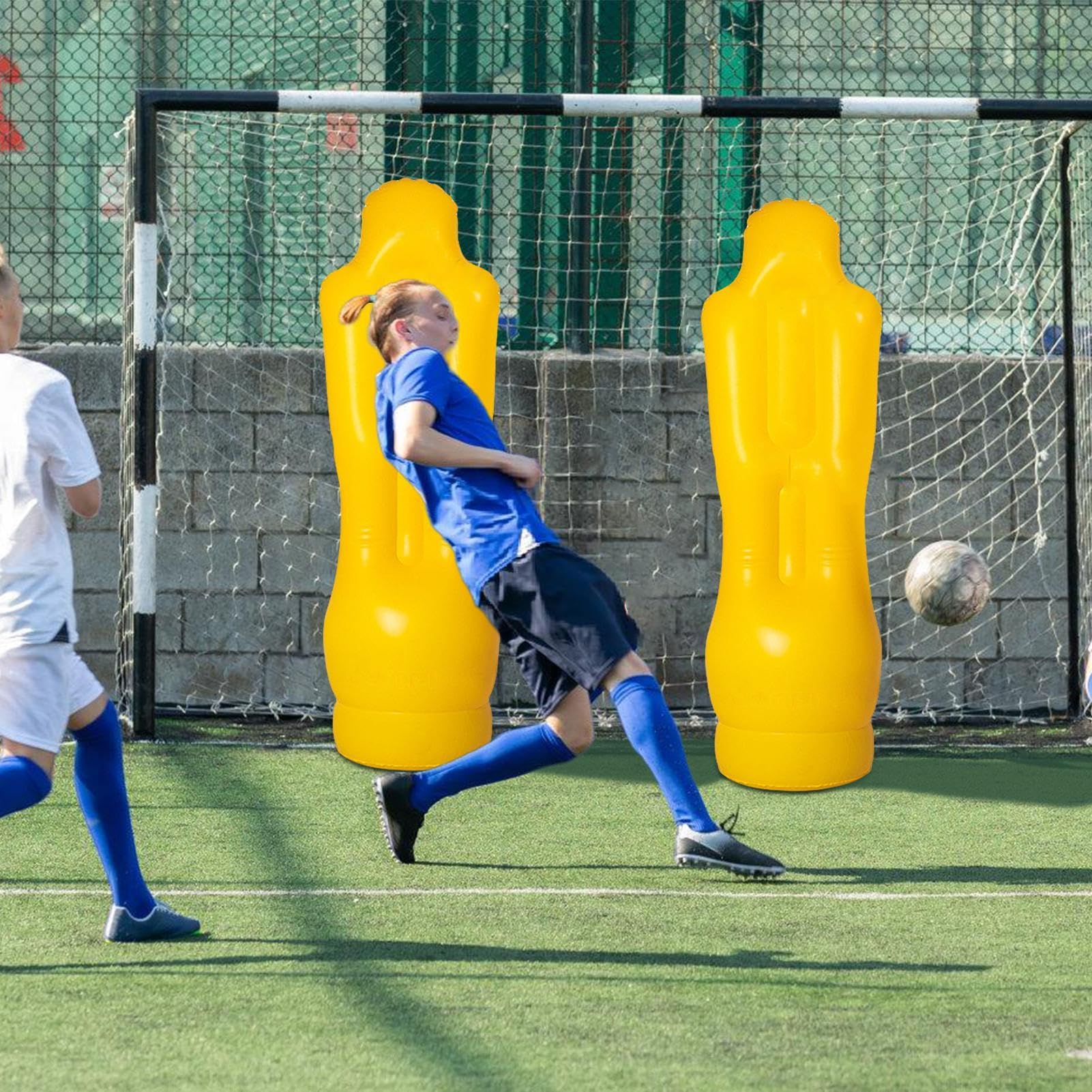 Manichino Calcistico Ad Aria Pallone Gonfiabile Per Esercizi | Portiere Per Allenamento Calcio