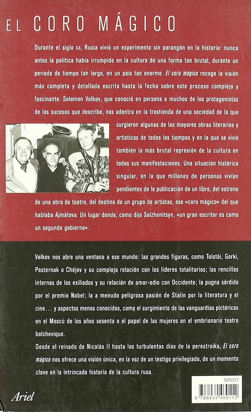 El coro mágico: Una historia de la cultura rusa de Tólstoi a Solzenitsyn: 1 (Ariel)