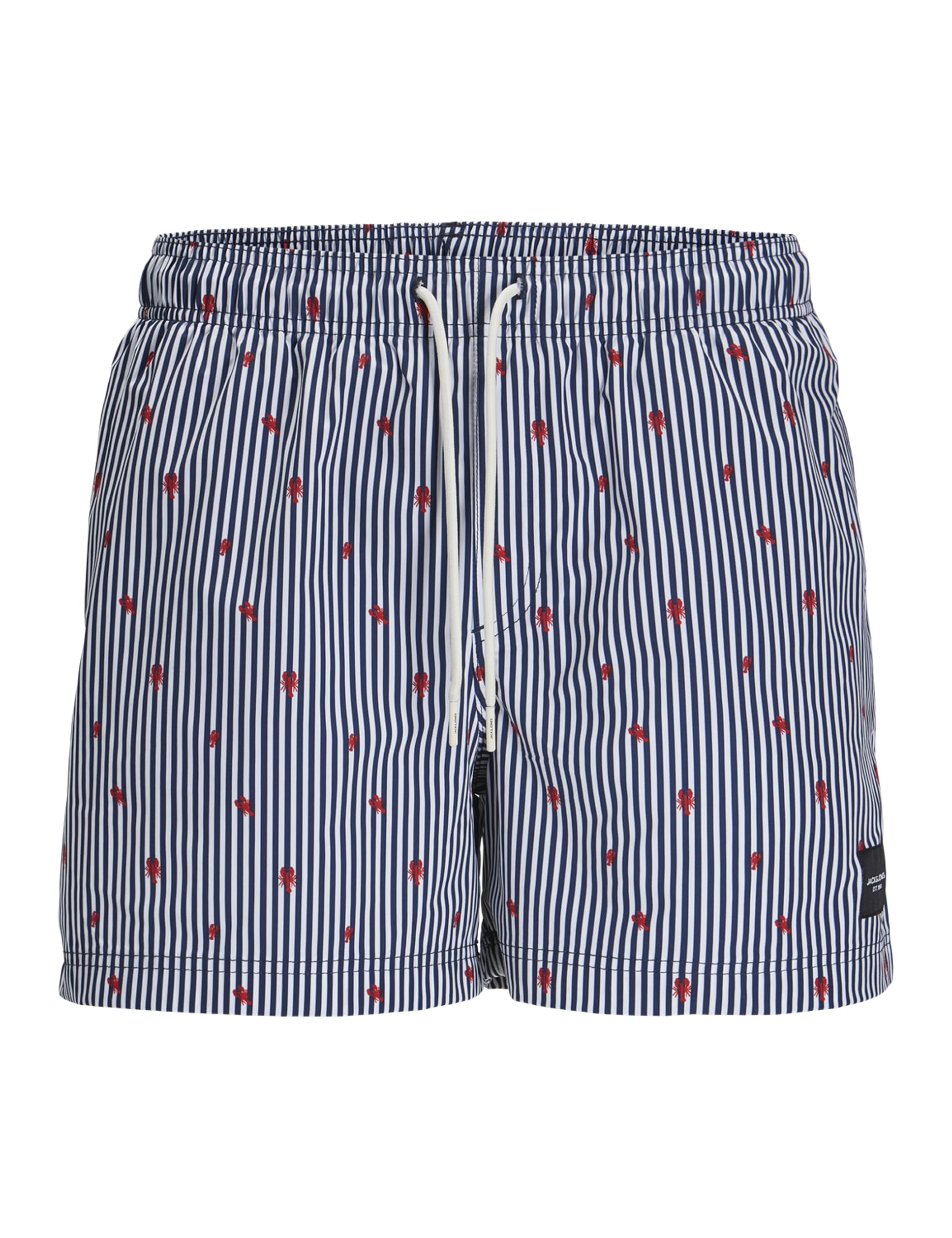 Bañador mini stripe tipo bermuda corta de baño transpirable 6