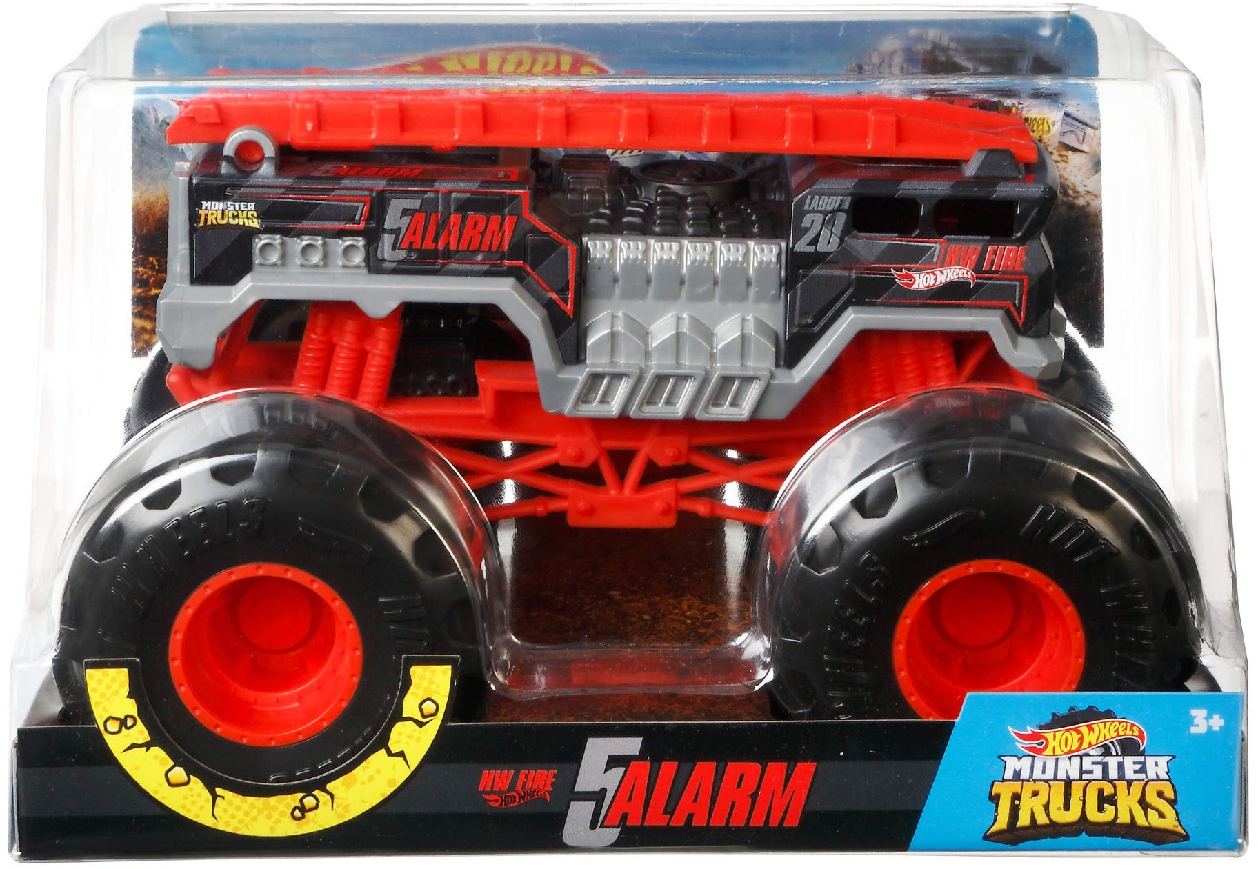 Hot Wheels Monster Trucks 1:24 Scale Assortment Alarm