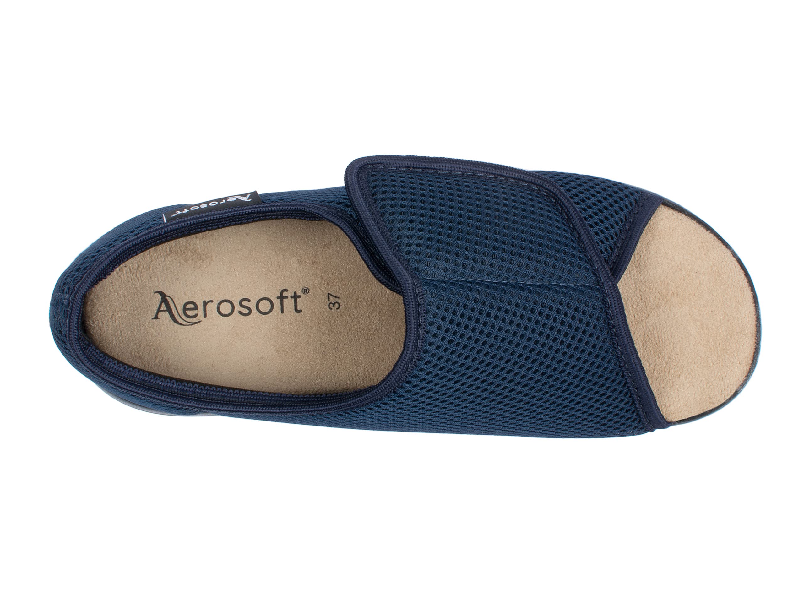 Aerosoft Sandalia de rehabilitación Stretch 14 para mujer y hombre, cierre de velcro, ancho G-H, antideslizante
