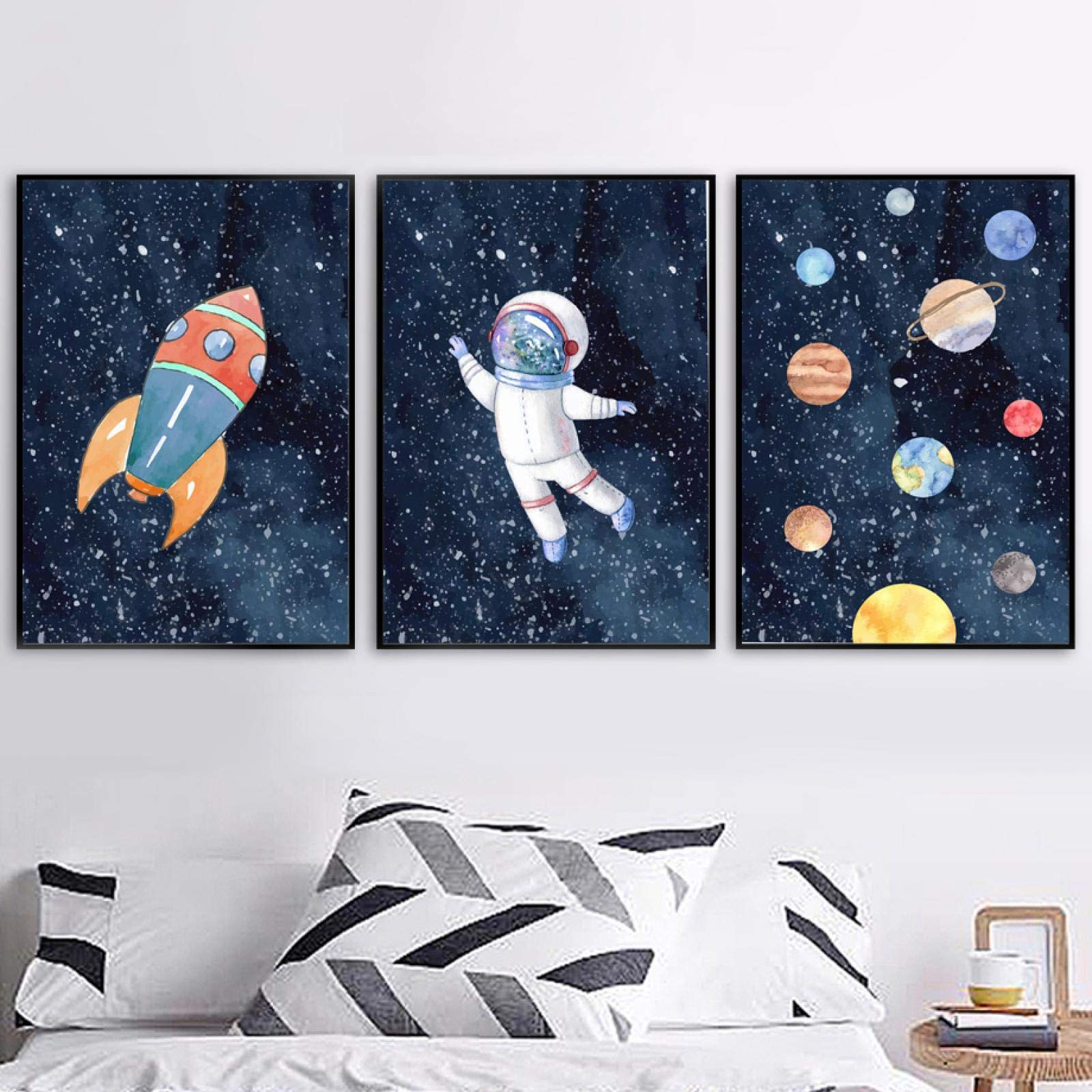 Amazon.co.jp: ポスターとプリント宇宙宇宙飛行士惑星ロケット