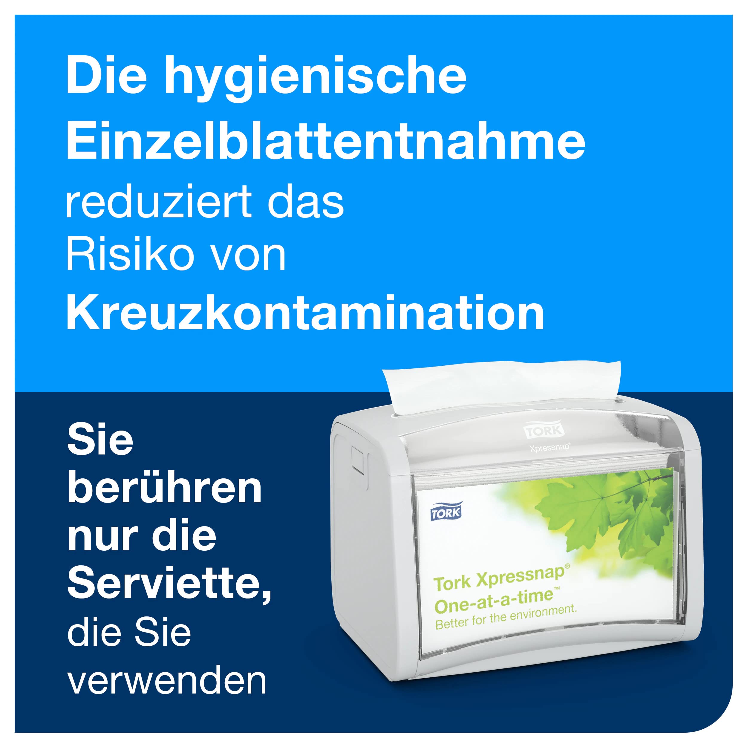 Tork 272613 Xpressnap Tischspender für N4 Spenderservietten / Serviettenspender in Hellgrau
