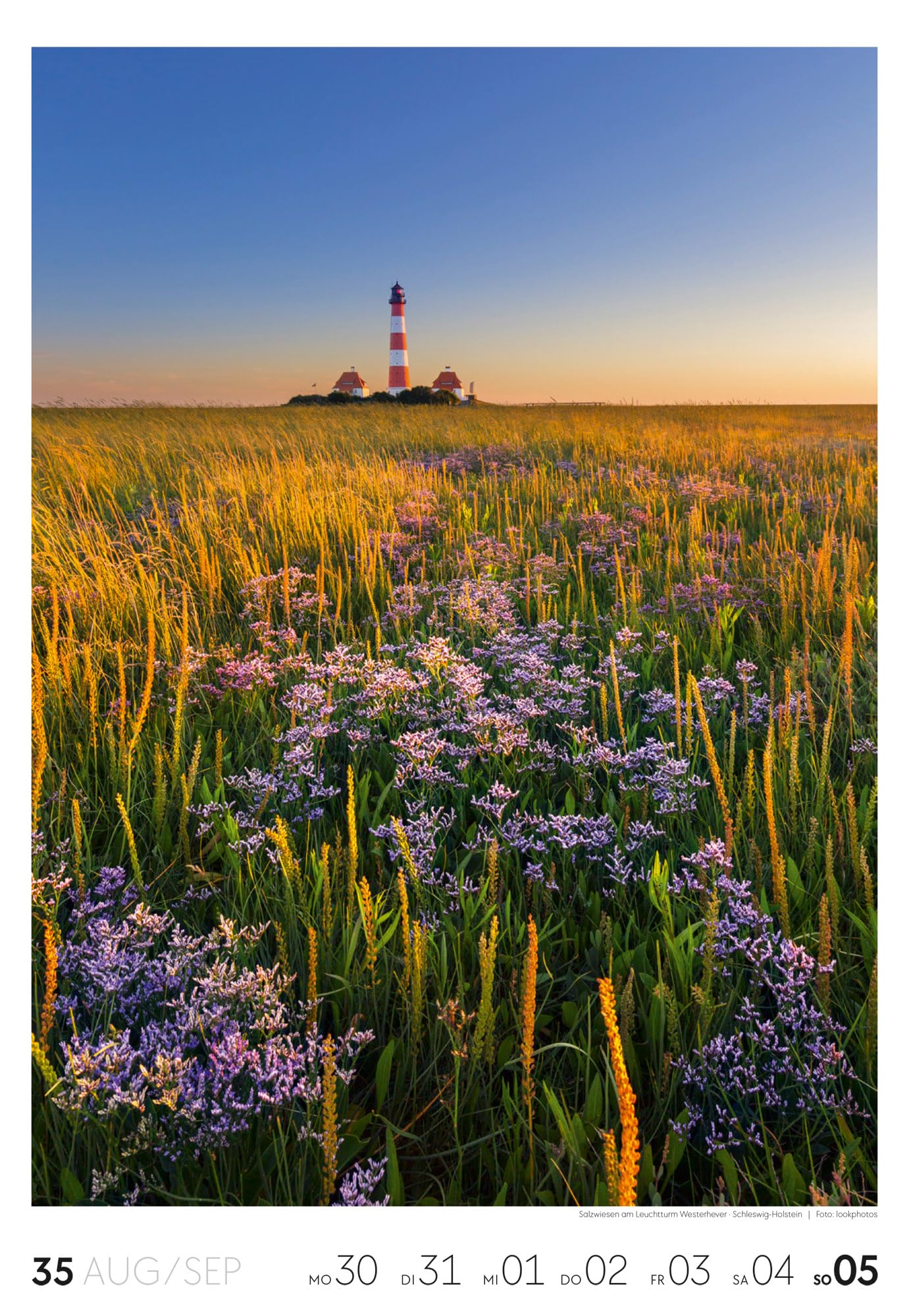 Küste Wochenkalender 2027: Meeres-Kalender mit 53 großformatigen Bildern im Hochformat (29x42 cm) | Strände der Ostsee und Nordsee in Deutschland