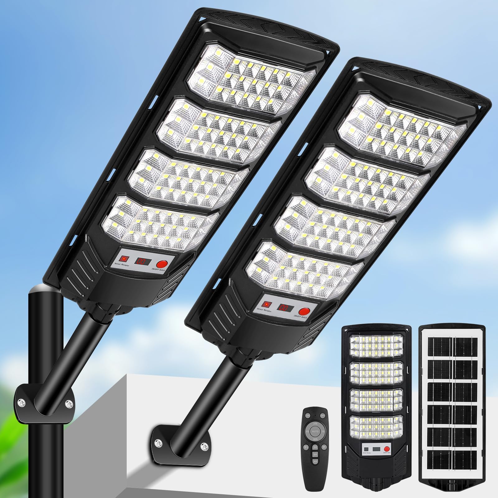 LED Straatlantaarn SAMSUNG CHIP LED/50W/230V 6500K grijs