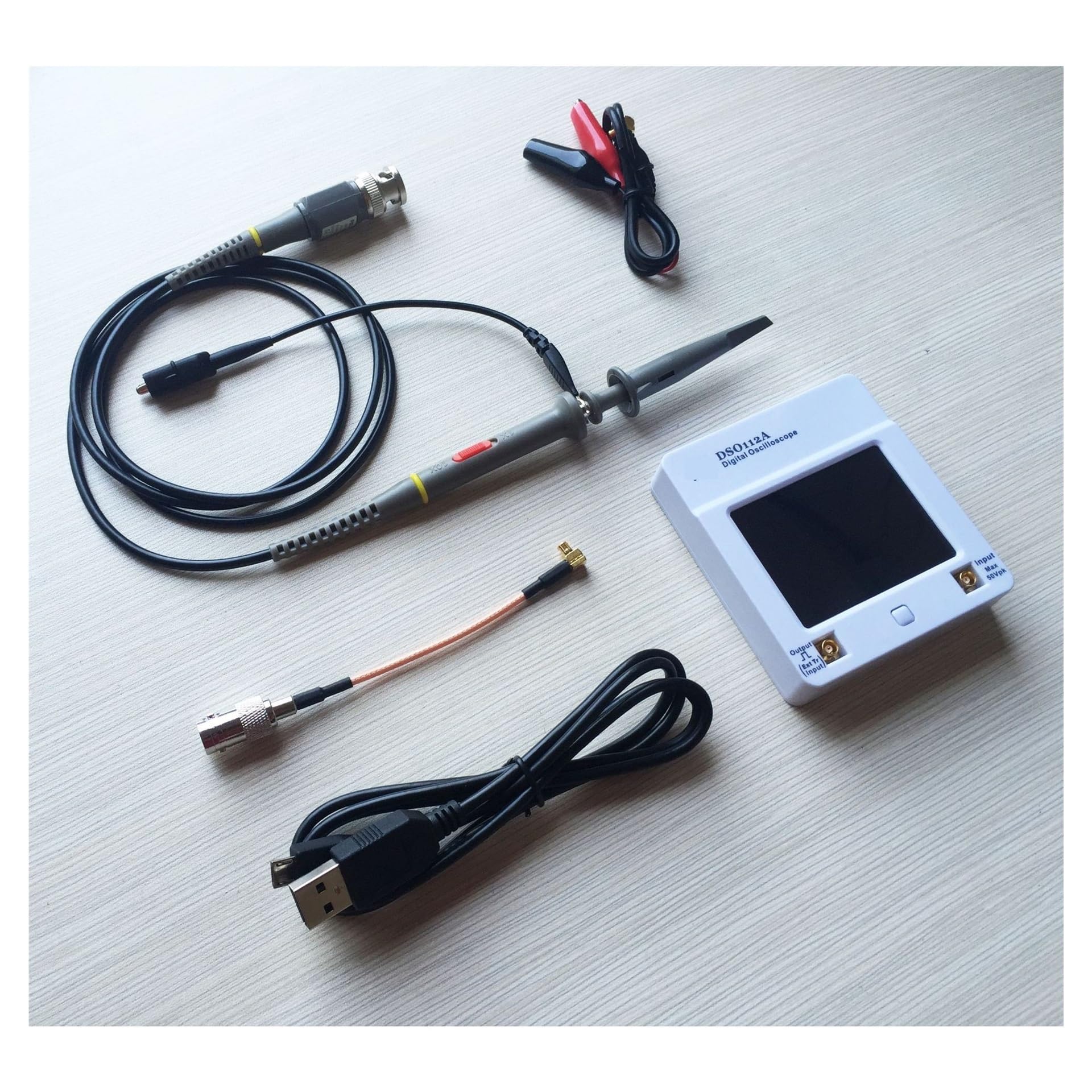 Osciloscopio digital, Osciloscopio digital de pantalla táctil portátil DSO112A, alcance reparación automóviles