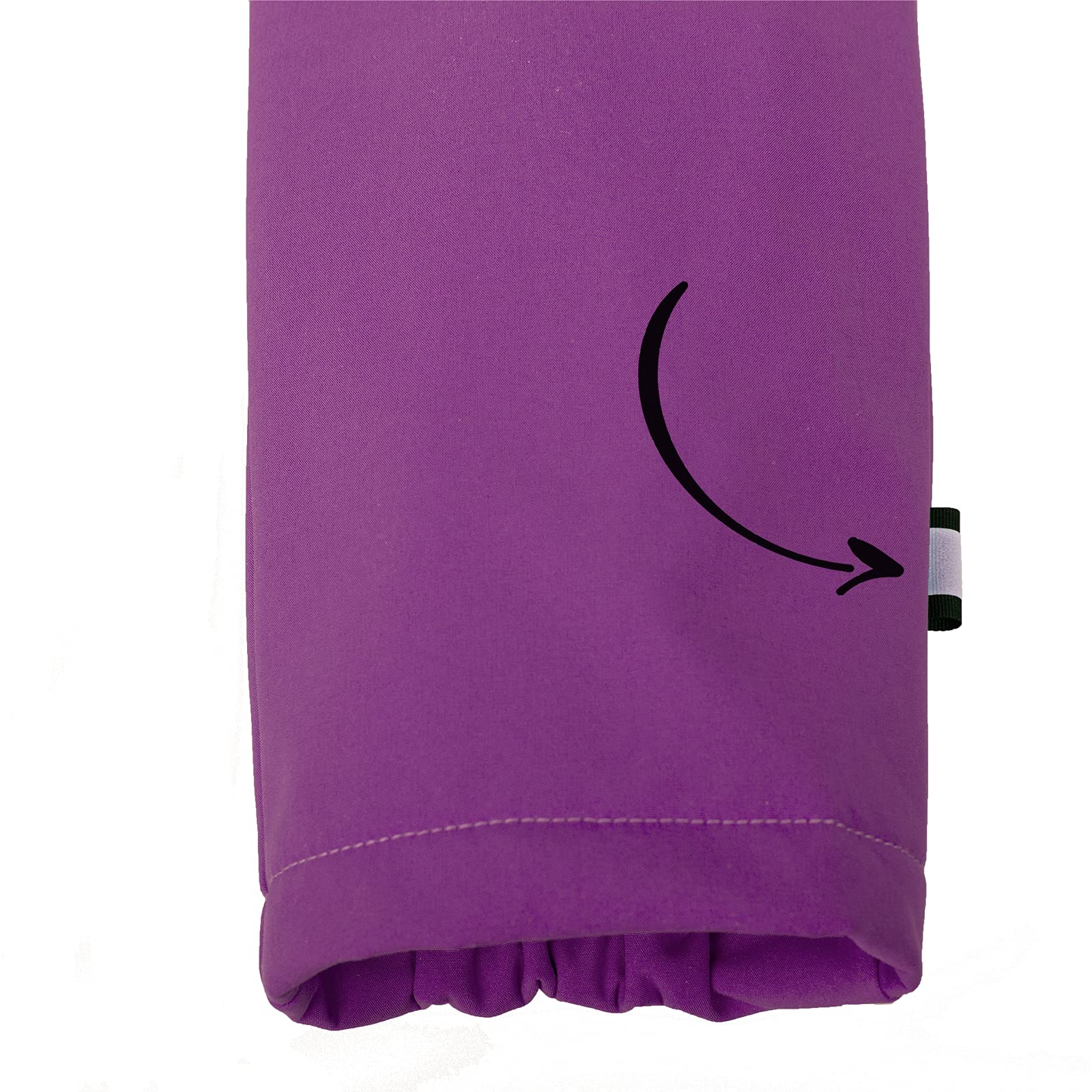 Pantalones de Softshell para niños con Forro Polar, Impermeables, Resistentes al Viento, Transpirables, Pantalones de Lluvia Morado 122 cm-128 cm