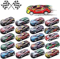 iFunLong 30 Pack Pull Back Cars for Kids - Mini Bulk Race Toys, Party Favors, Goodie Bag Stuffers, Pinata Fillers for Toddlers Boys Girls