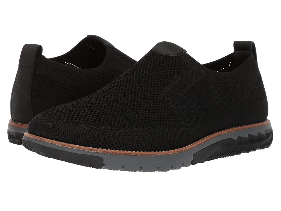 

Hush Puppies Expert MT Slip-On (Black Knit/Nubuck) Men's Slip on Shoes