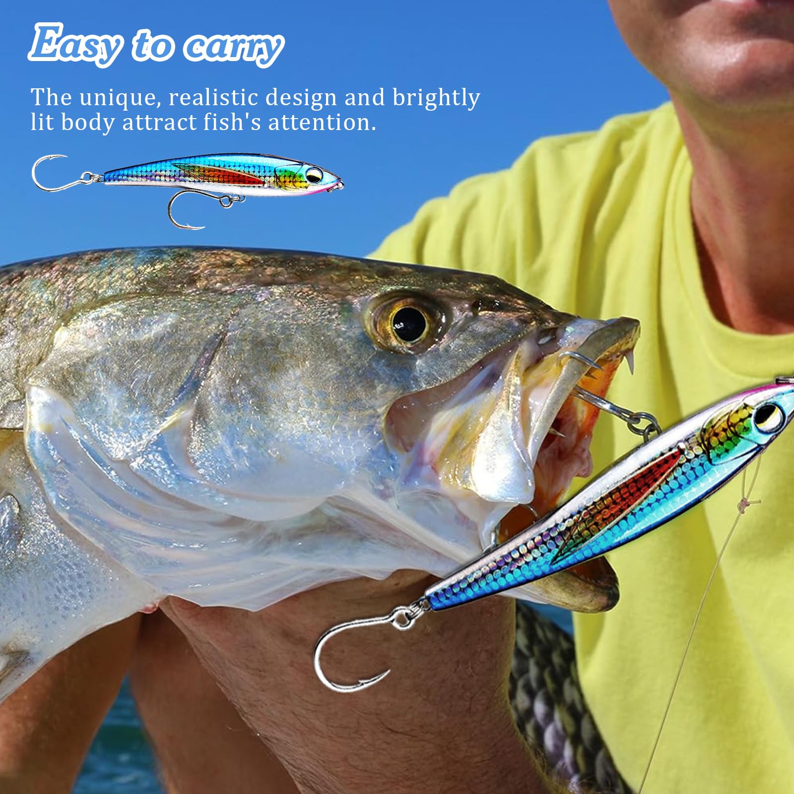 FFT, esca in argento per pesca a spinning, 20 g, 30 g, 42 g, 60 g, per