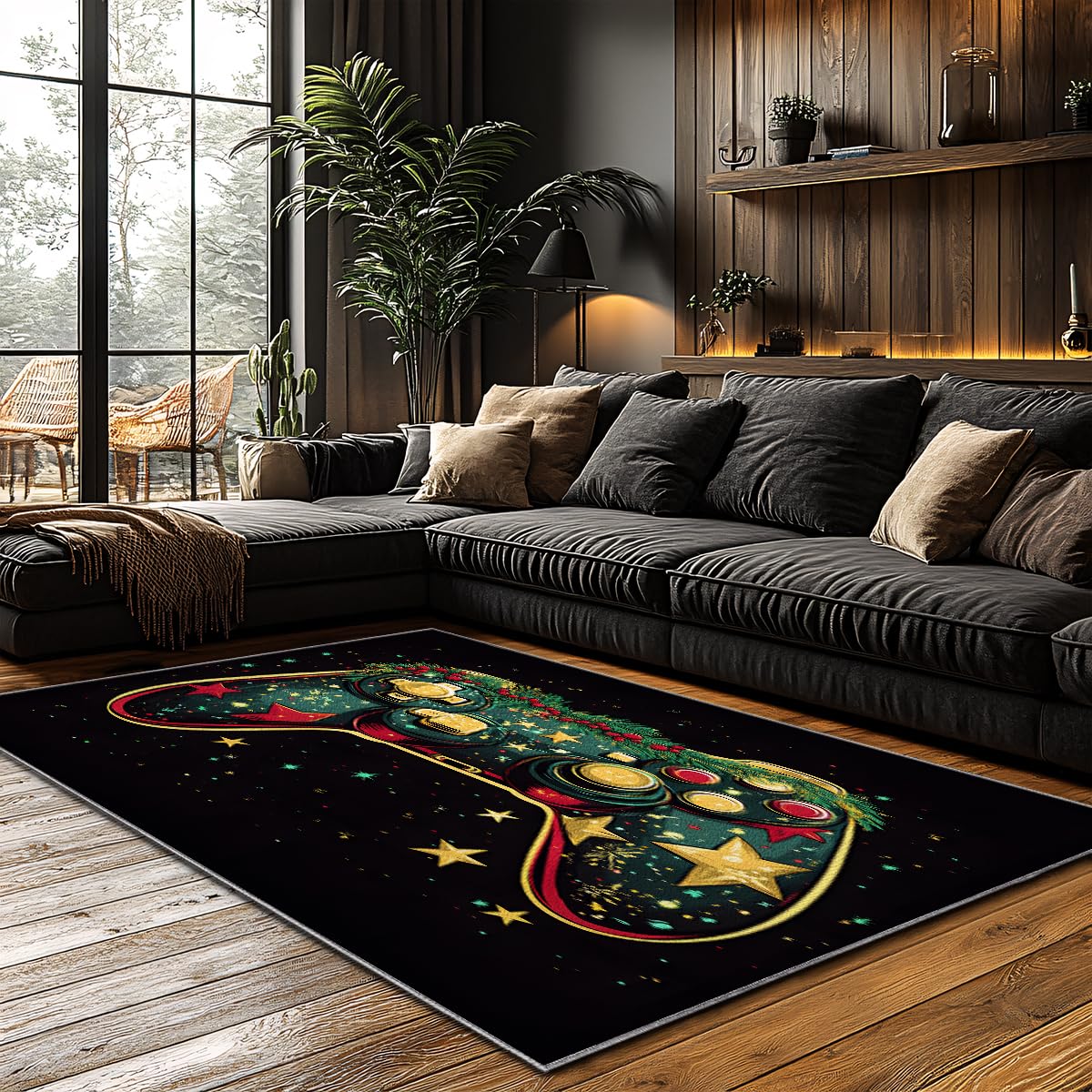 Tapis de jeu anti-déraillement et antidérapant lavable en machine