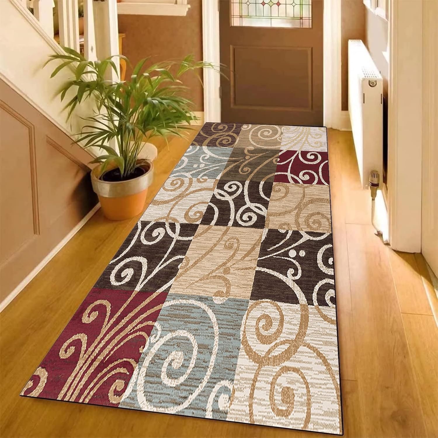 Stair Carpet otton Rug for Kitchen Floor Runner Anti Skid Indoor Front Door Entrance Home Decor 60x160cm