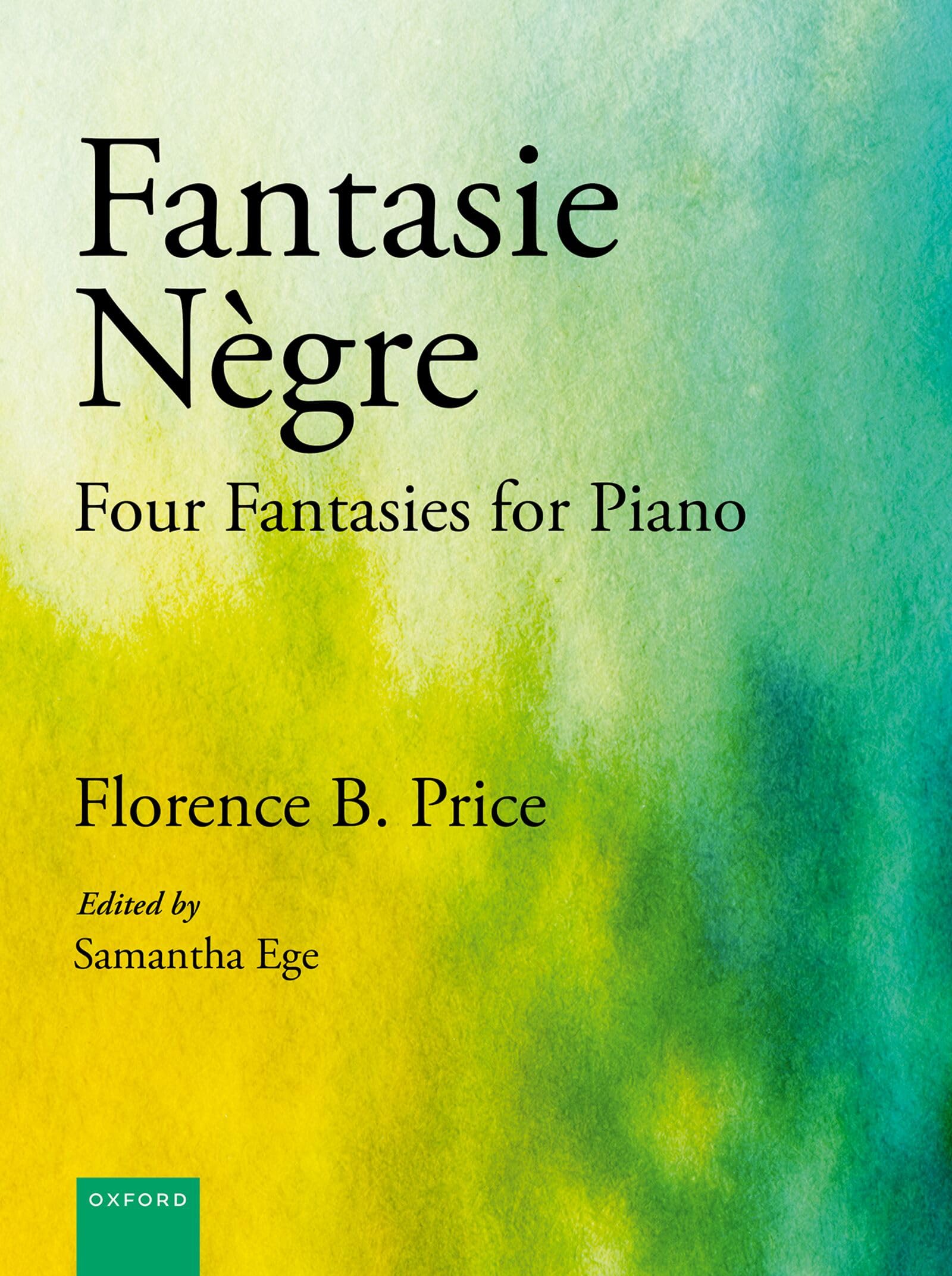 Fantasie Nègre: Four Fantasies for Piano