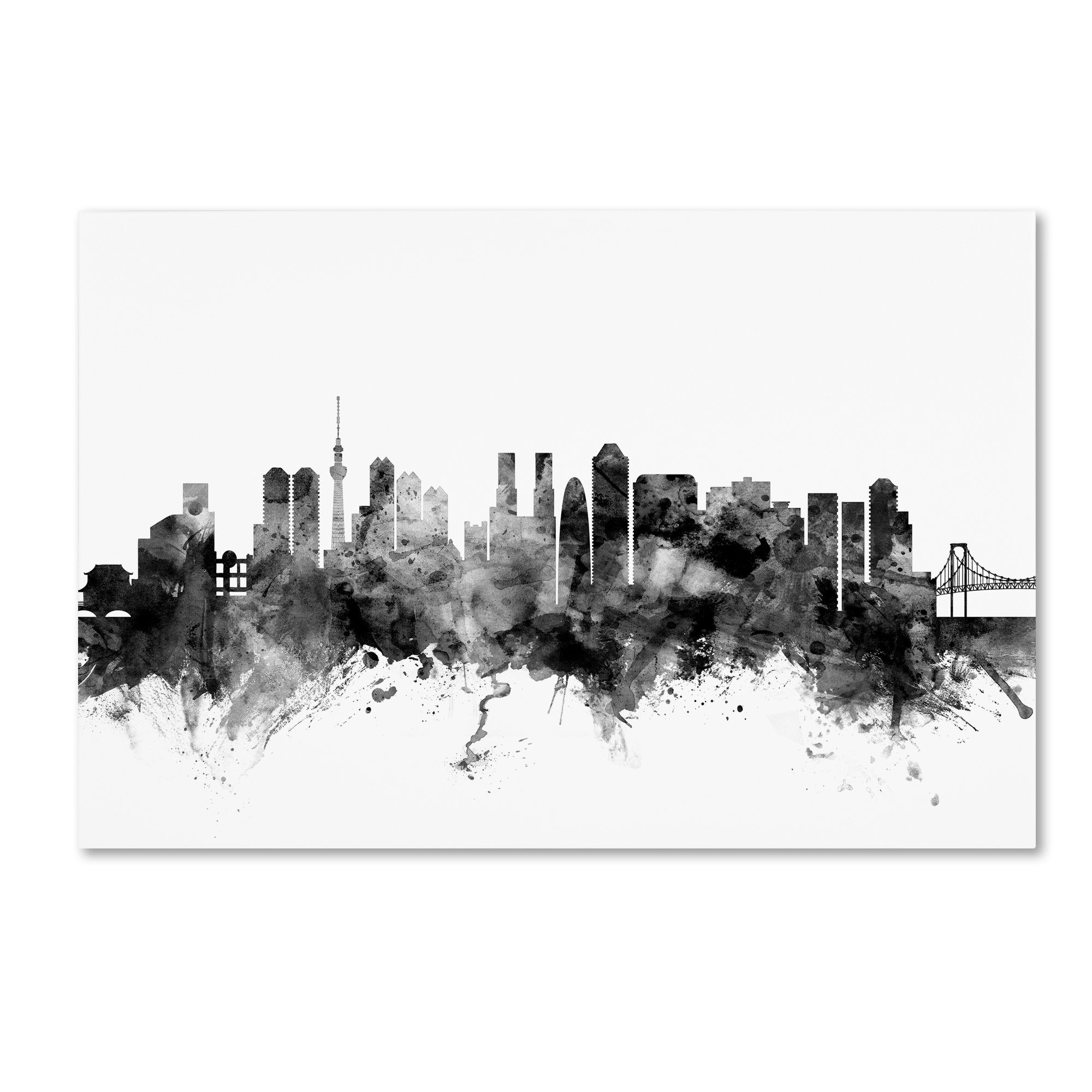 Amazon.com: Trademark Fine Art MT1013-C2232GG Tokyo Japan