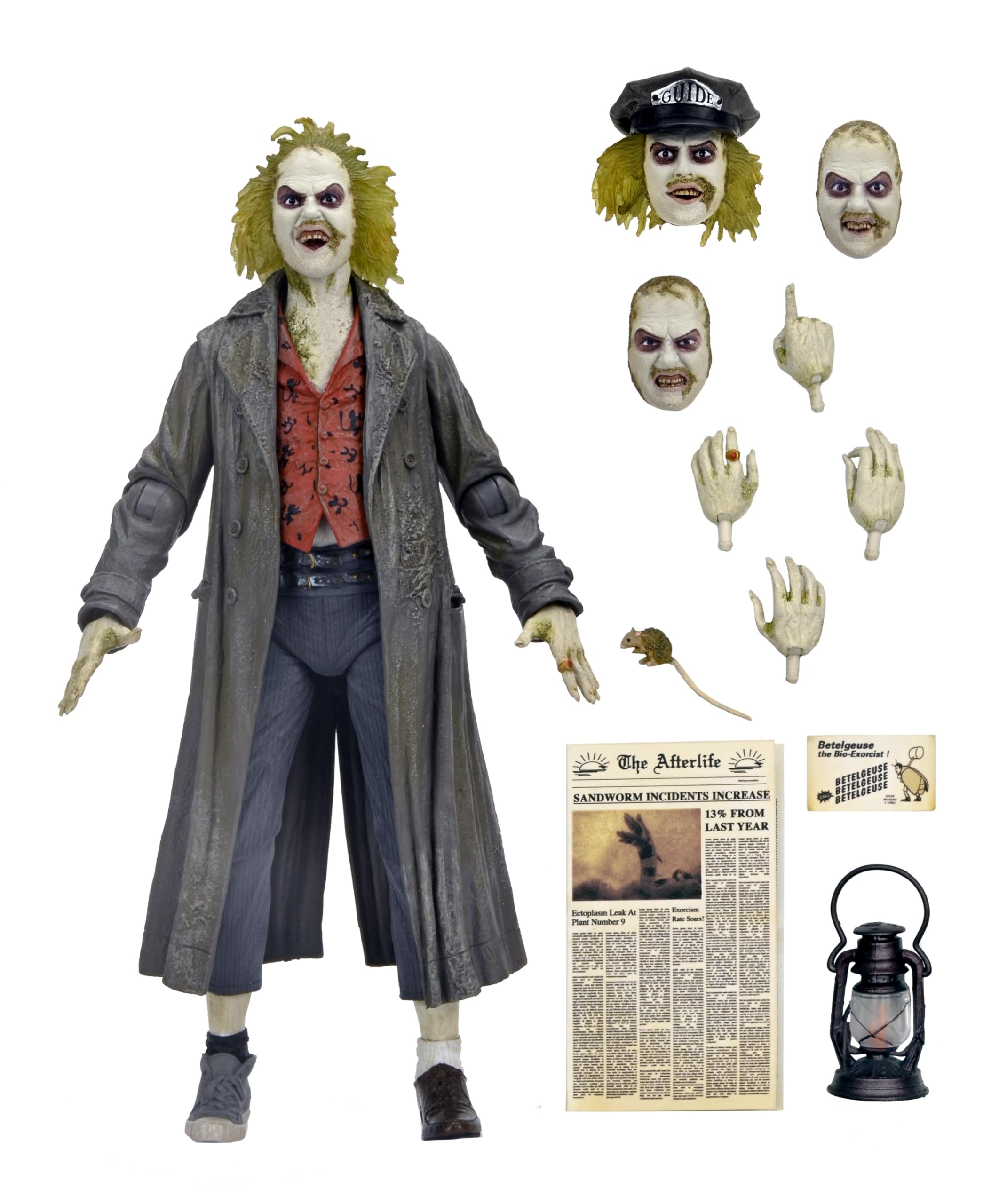 Ultimate Beetlejuice Tour Guide The Bio-Exorcist Scale Action Fig. 18 cm Beetlejuice 1988