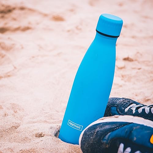 Miniatura 2 de NERTHUS Termo Doble Pared para Frío y Caliente Naranja Diseño 25.4 fl oz BPA