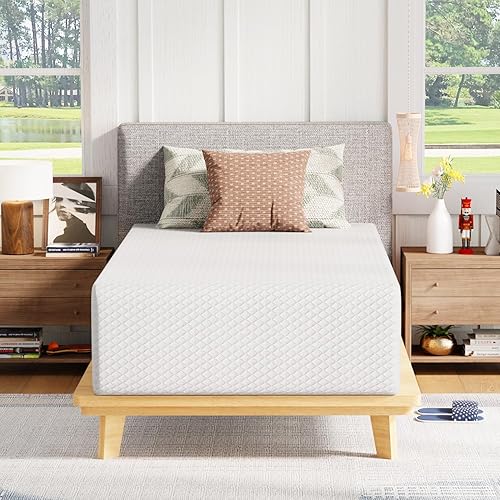 Miniatura 18 de Colchón de 6" de gel y espuma viscoelástica, firmeza media, para dormir fresco, con alivio de la presión, para litera, certificación CertiPUR-US