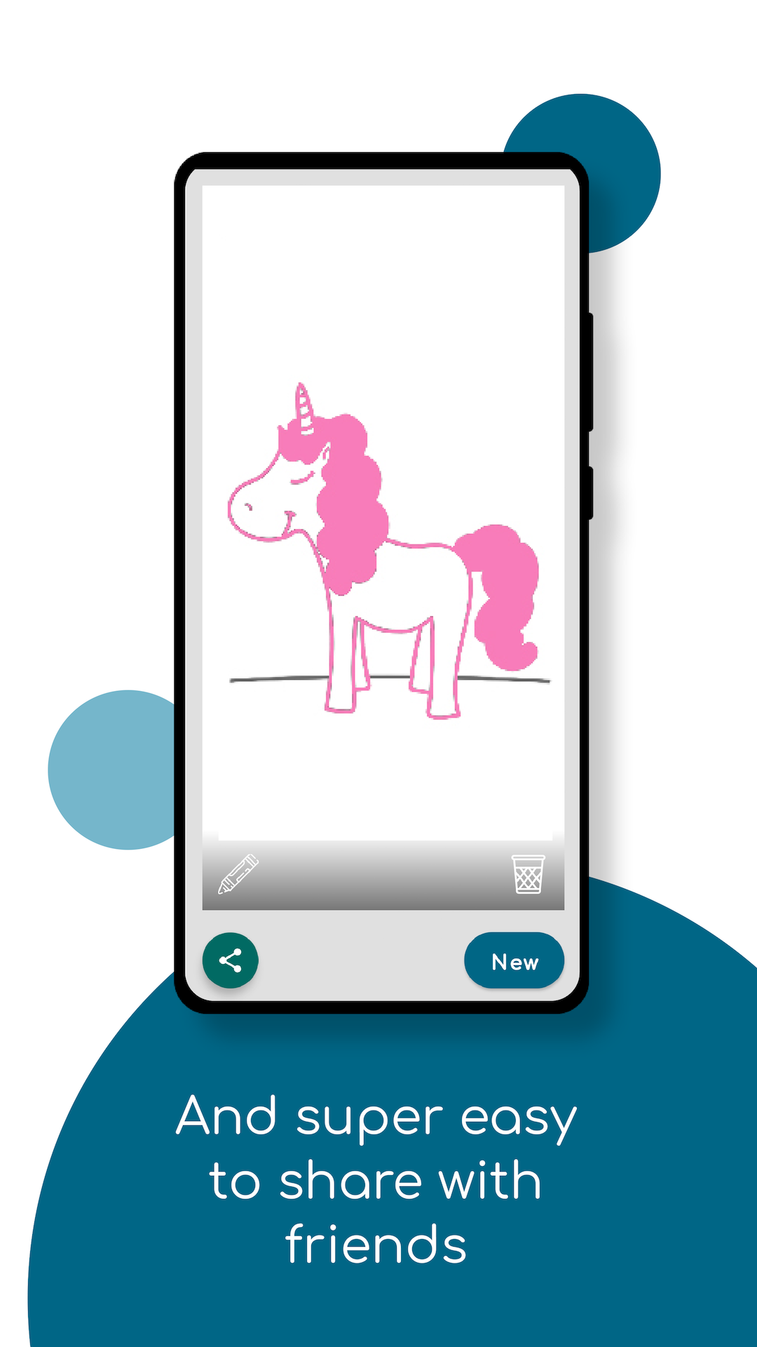 Drawing Pad, an easy finger paint app . Draw and paint sketchbook where
