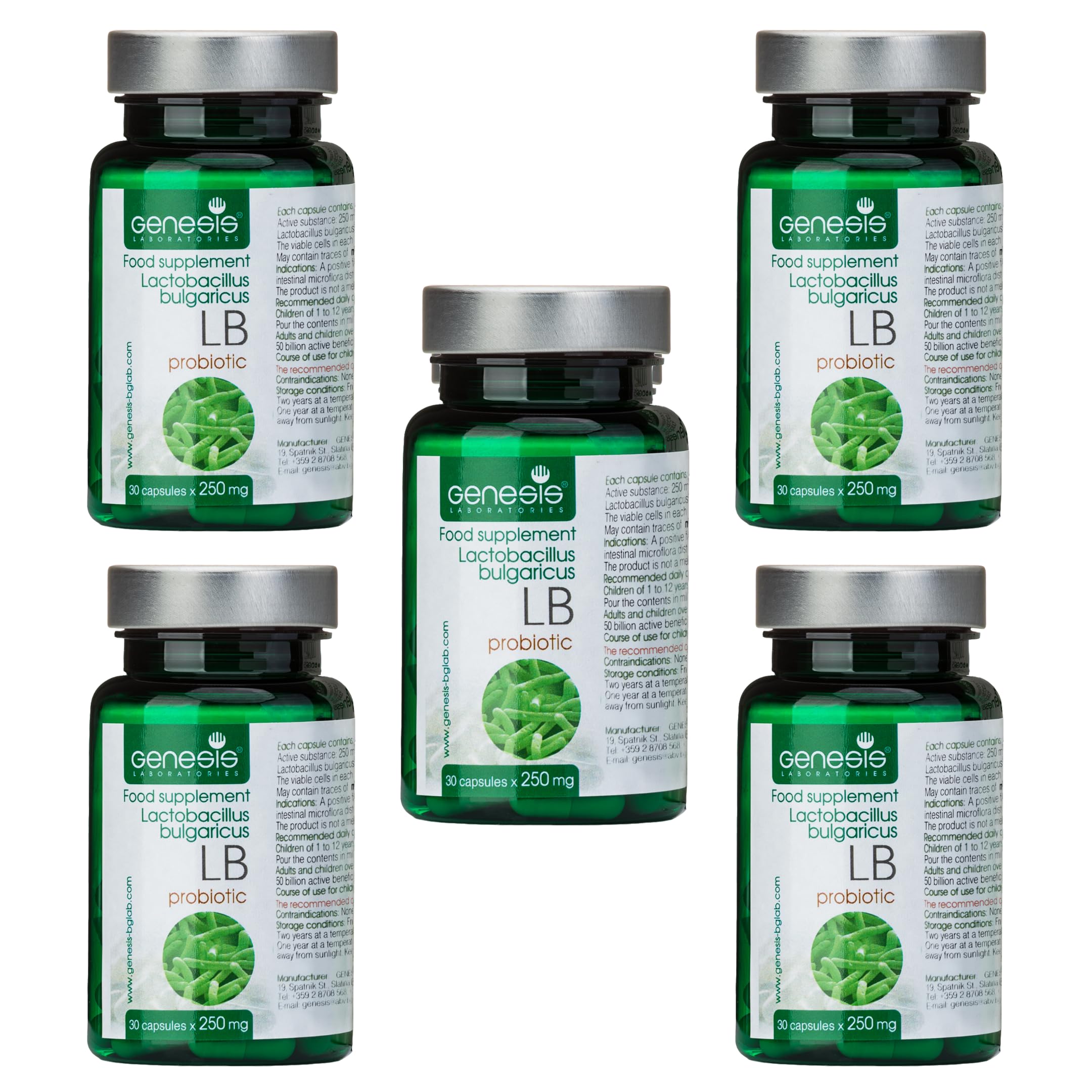 Genesis LB Bakterienkultur Lactobacillus Bulgaricus 30 Kapseln (5)