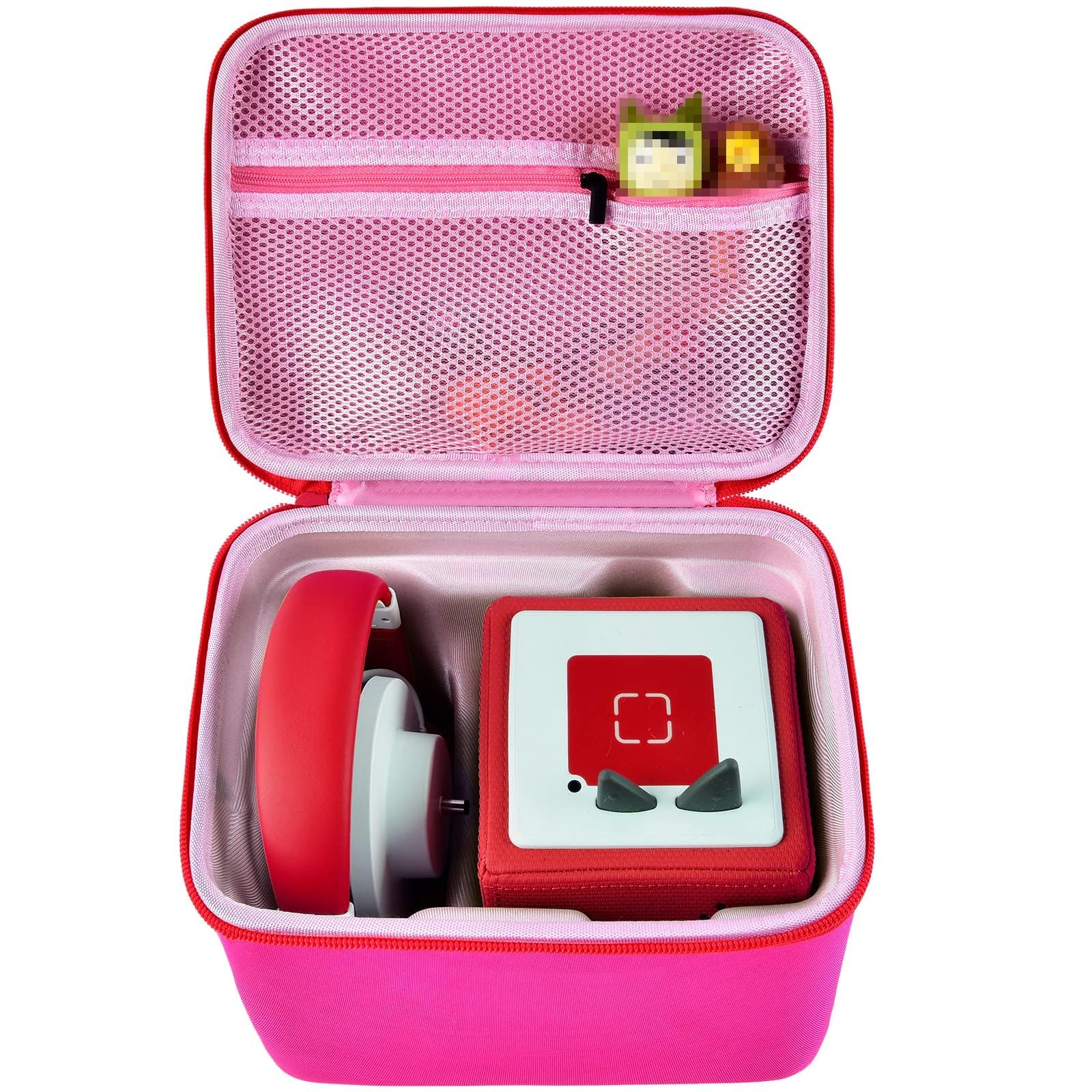 Carrying Case for Toniebox 1/2 Audio Player Starter Set and for Tonies Figures Characters,for Toniebox 2 Audio Player Bundle. Toy Story Storage Holder for Headphones, and Accessories (Box Only)-Pink