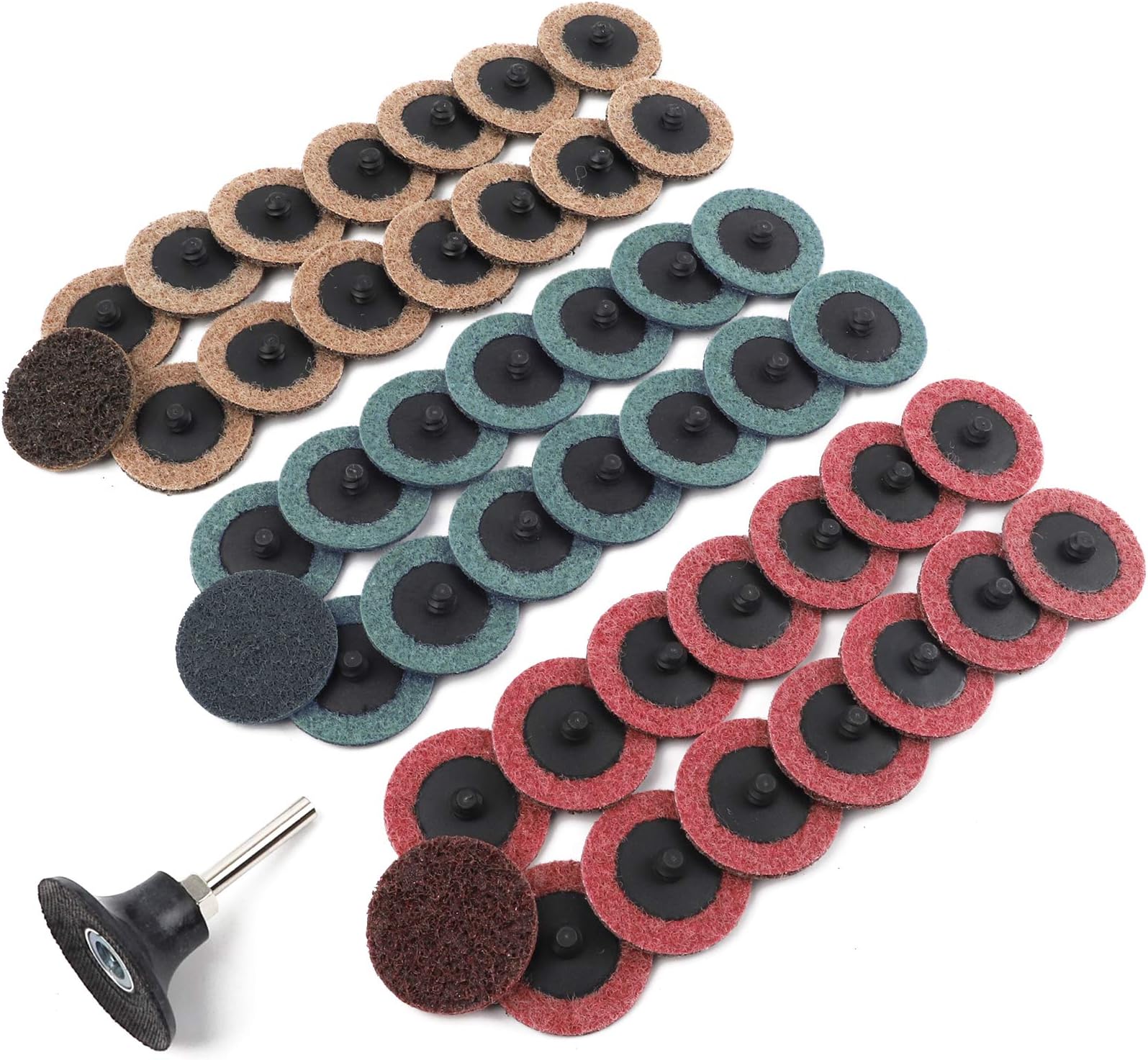 Coceca 48PCS 2” Surface Conditioning Disc Sanding Discs