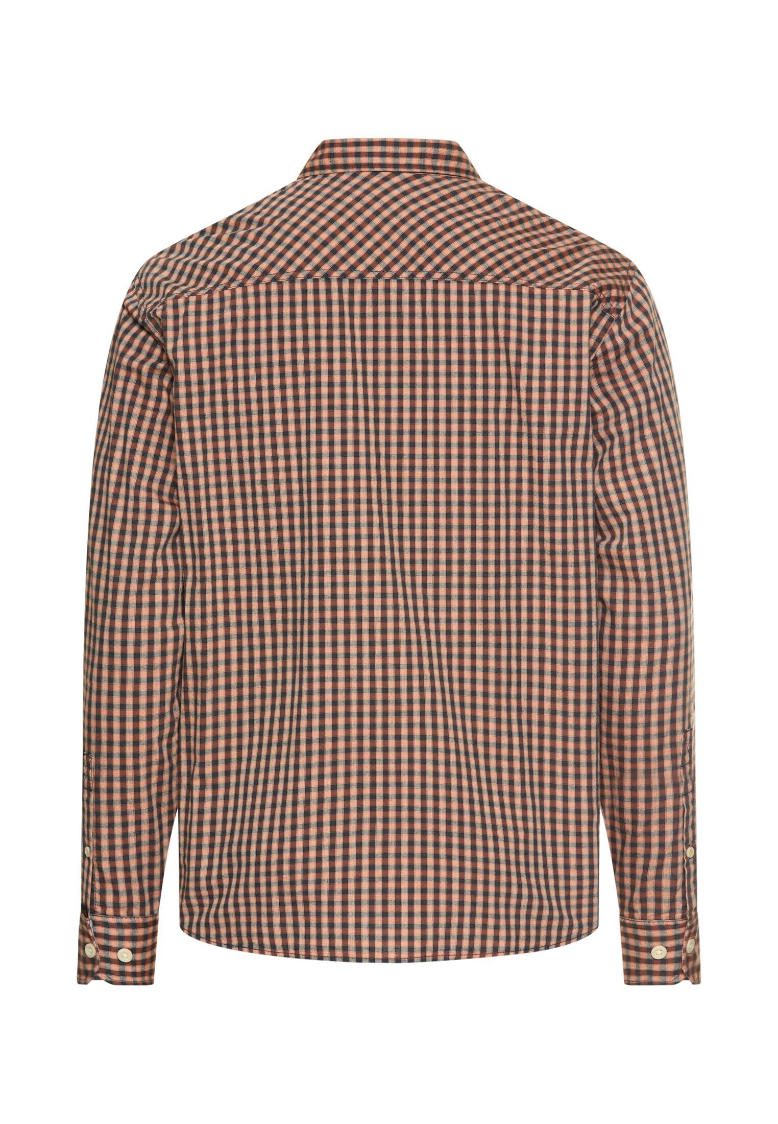 camel active Herren Langarm Hemd aus Reiner Baumwolle