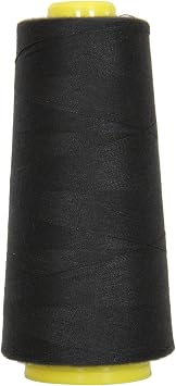 ThreadArt Polyester Serger Thread, 2750yd 40/2, Black