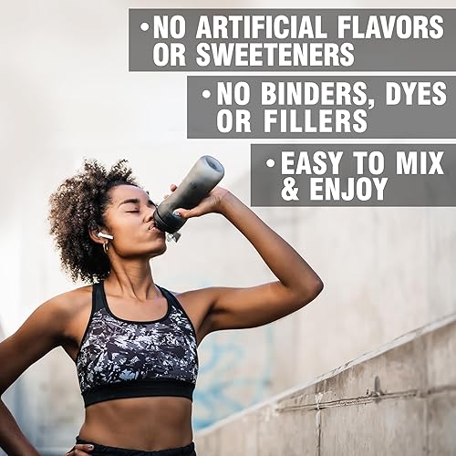 Miniatura 5 de Ultimate EAAs - Aminoácidos en polvo (sabor a baya, 30 porciones, 0.18 onzas cada uno) Los 9 suplementos de aminoácidos esenciales  40% leucina y