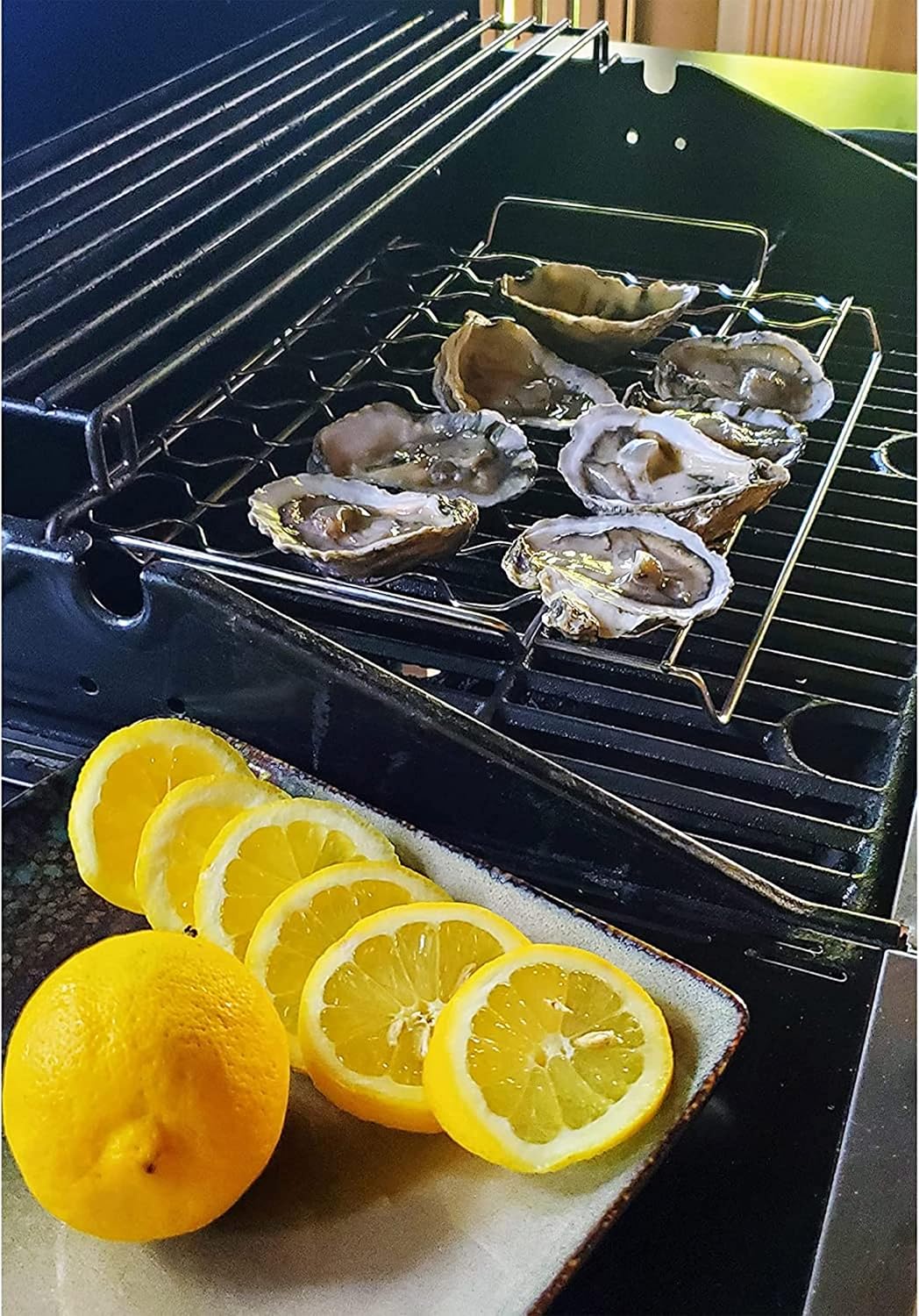 Cornucopia Oyster Grilling Racks (2Pack); Stainless Steel Racks for