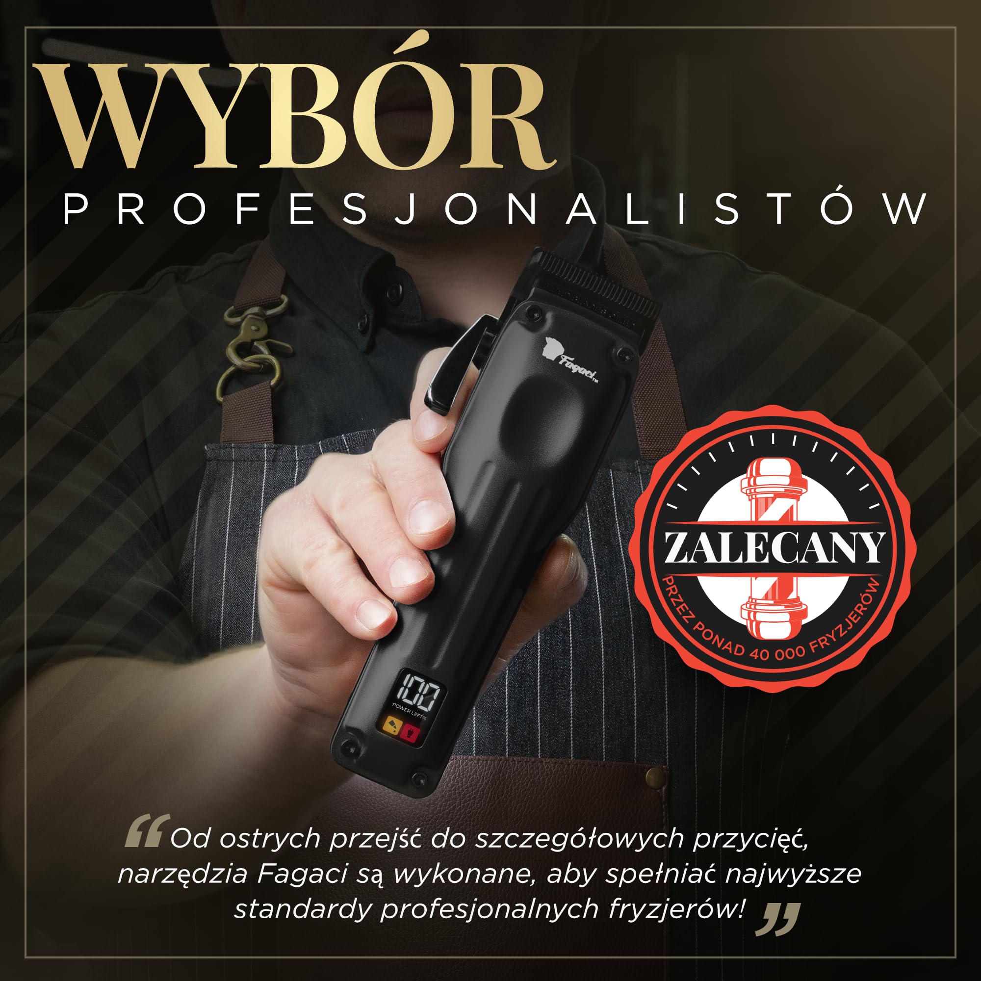 Fusion maszynka do strzyżenia włosów czarna
