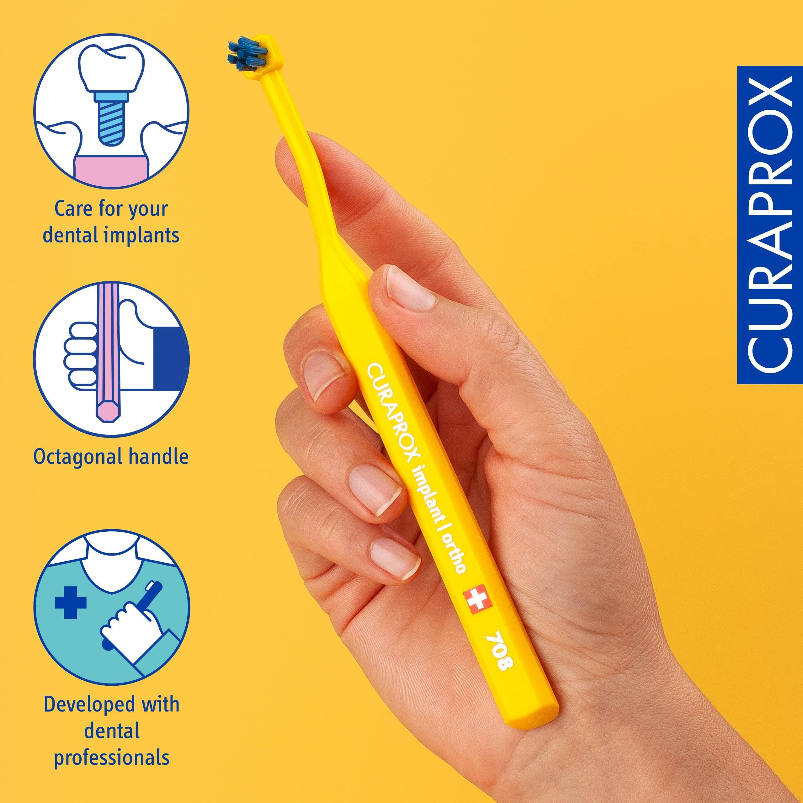 Curaprox implant Toothbrush – for implants, Braces and Orthodontic