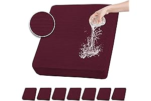 8Pcs Patio Cushion Slipcovers Outdoor Replacement Sofa Cushion Waterproof Covers