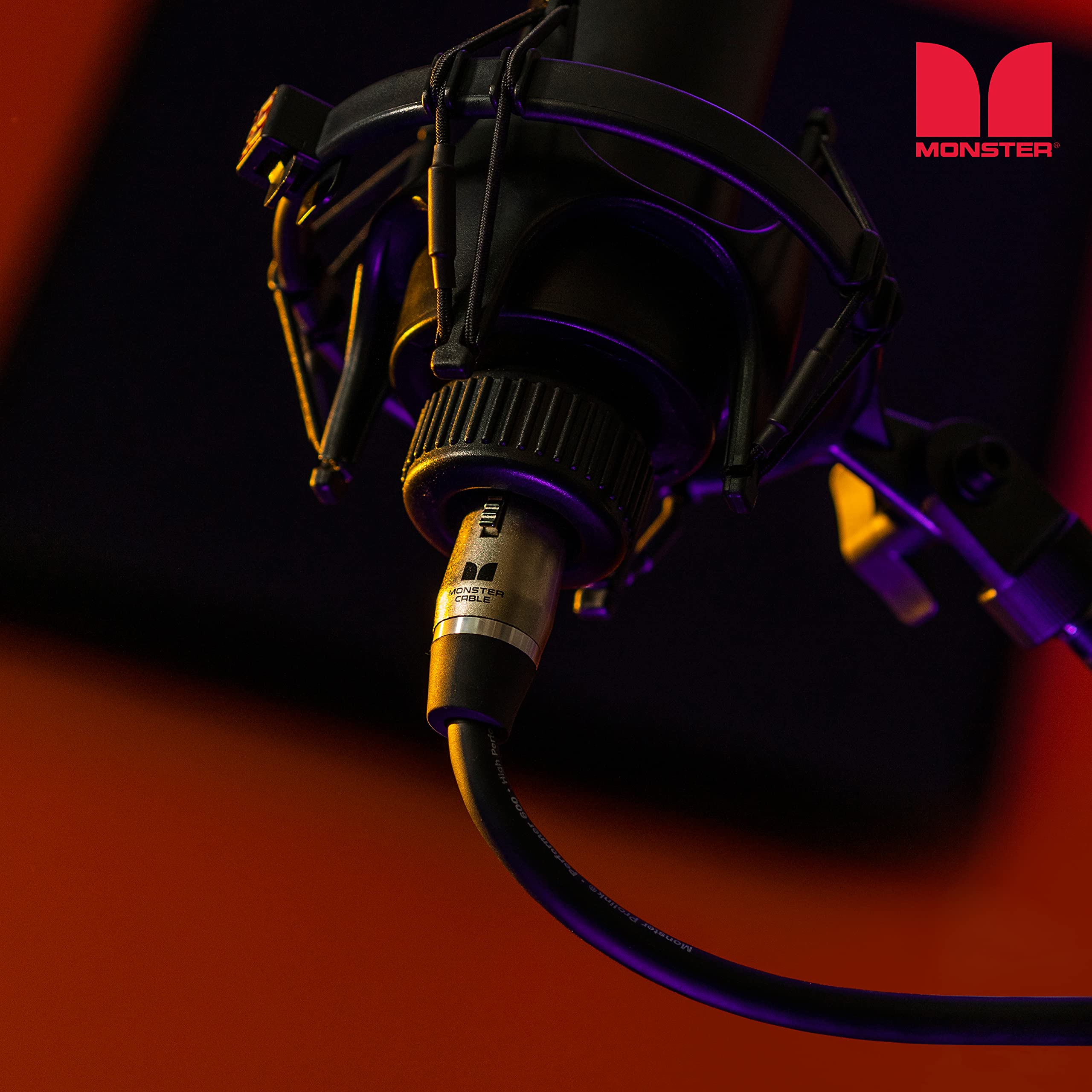 Monster Cables de micrófono clásicos - Silver Contact XLR, 9,1 m
