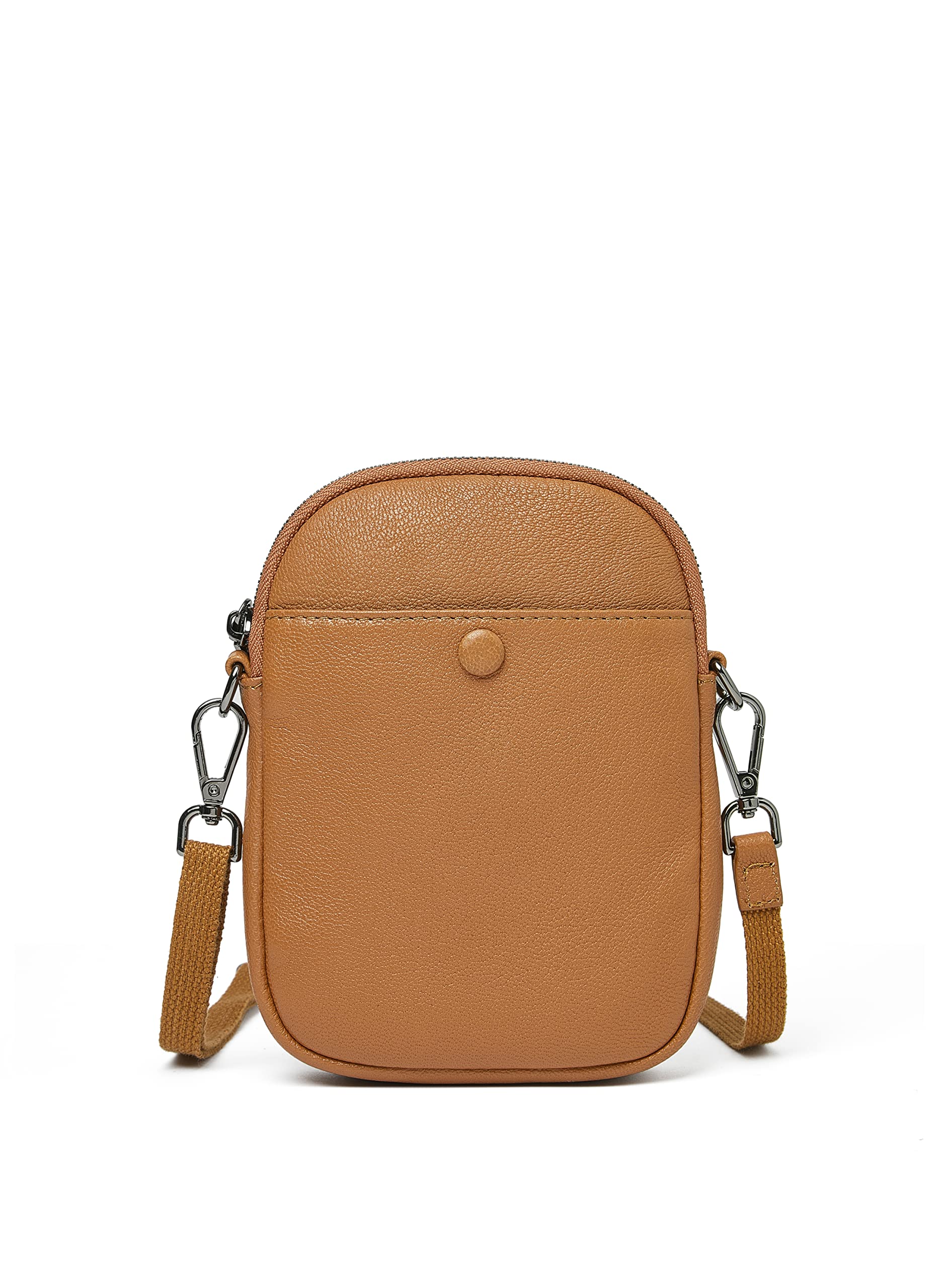 Doris&JackyDORIS&JACKY Small Leather Cell Phone Crossbody Purse For Women Goatskin Shoulder Pouch Wallet Bag With Adjustable Strap