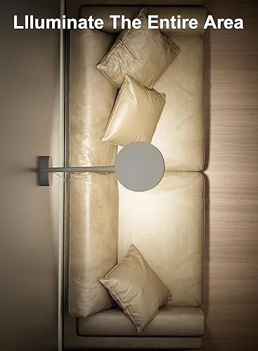 Miniatura 6 de Luz de lectura montada en la pared, luces de libro con salida USB, lámparas de lectura para cabecera de cama en 4 horas apagado automático, lámpara