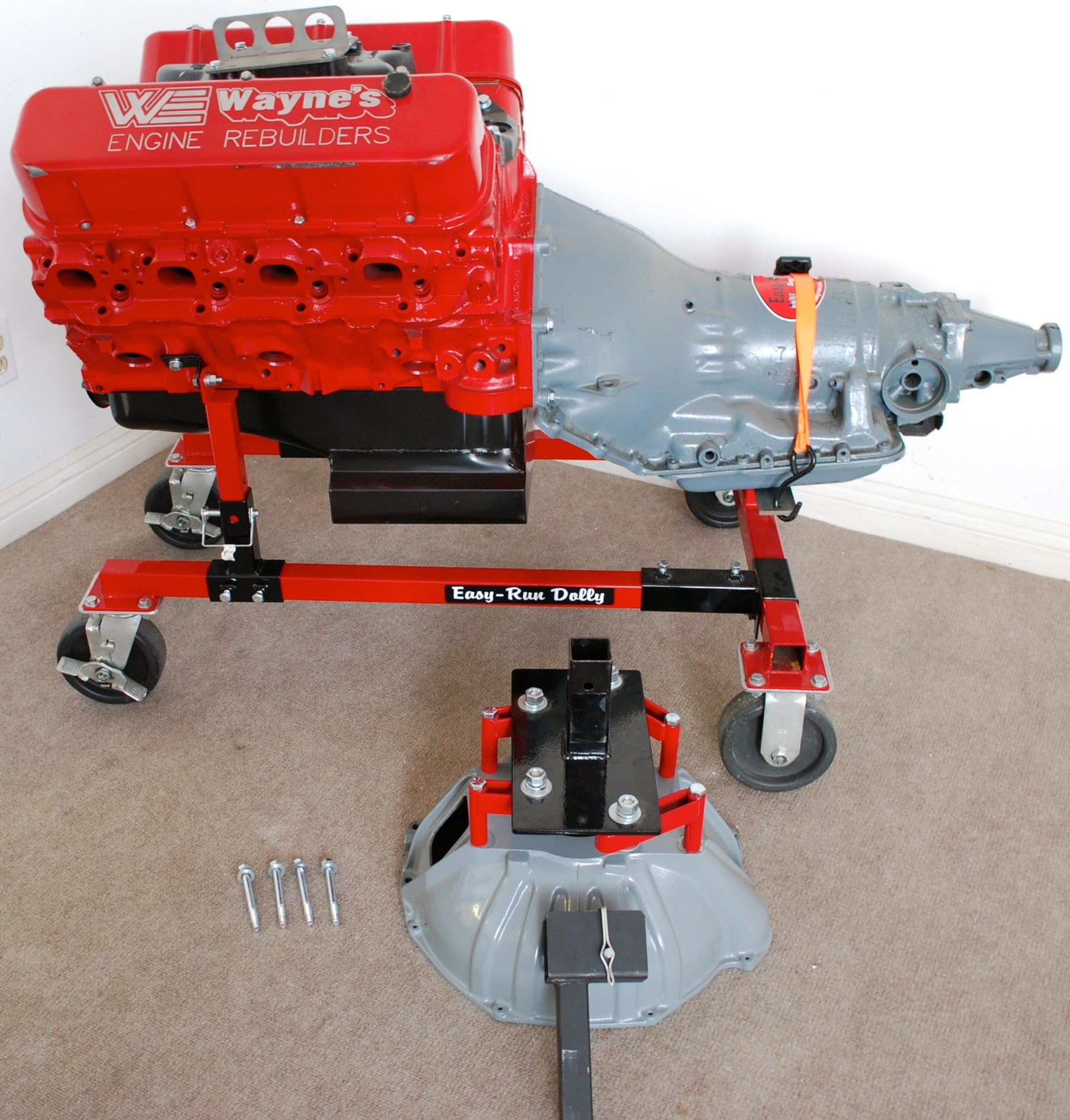 Engine Dolly/Cradle 6" Caster Set with Automatic Trans Adapter Kit