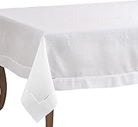 Vista 77 de SARO LIFESTYLE Mantel con borde cosido con dobladillo, negro, 72"x72