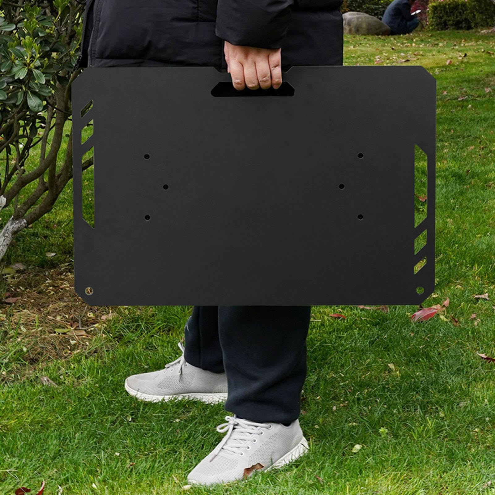 Przenośny stół piknikowy | Aluminiowy składany stół kempingowy na zewnątrz | kompaktowy i gładki składany stół na plażę, grill, taras, podróże, imprezy, piknik