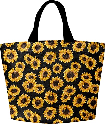 OMXNAQZ Tote Bag Shopping School Tote Bags Large Capacity Grocery Bag Lightweight Reusable Convenient Shoulder Bag