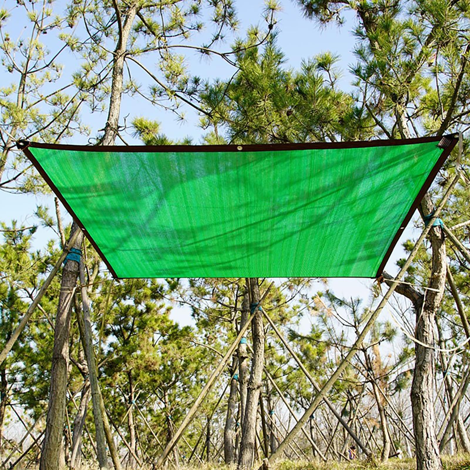 Malla de Sombra Verd Red de Sombra Toldo con Ojales 9x10m Tasa de Sombreado 85-95% Transpirable Impermeable Malla Ocultacion Jardín para Piscinas Exterior Balcón Paño