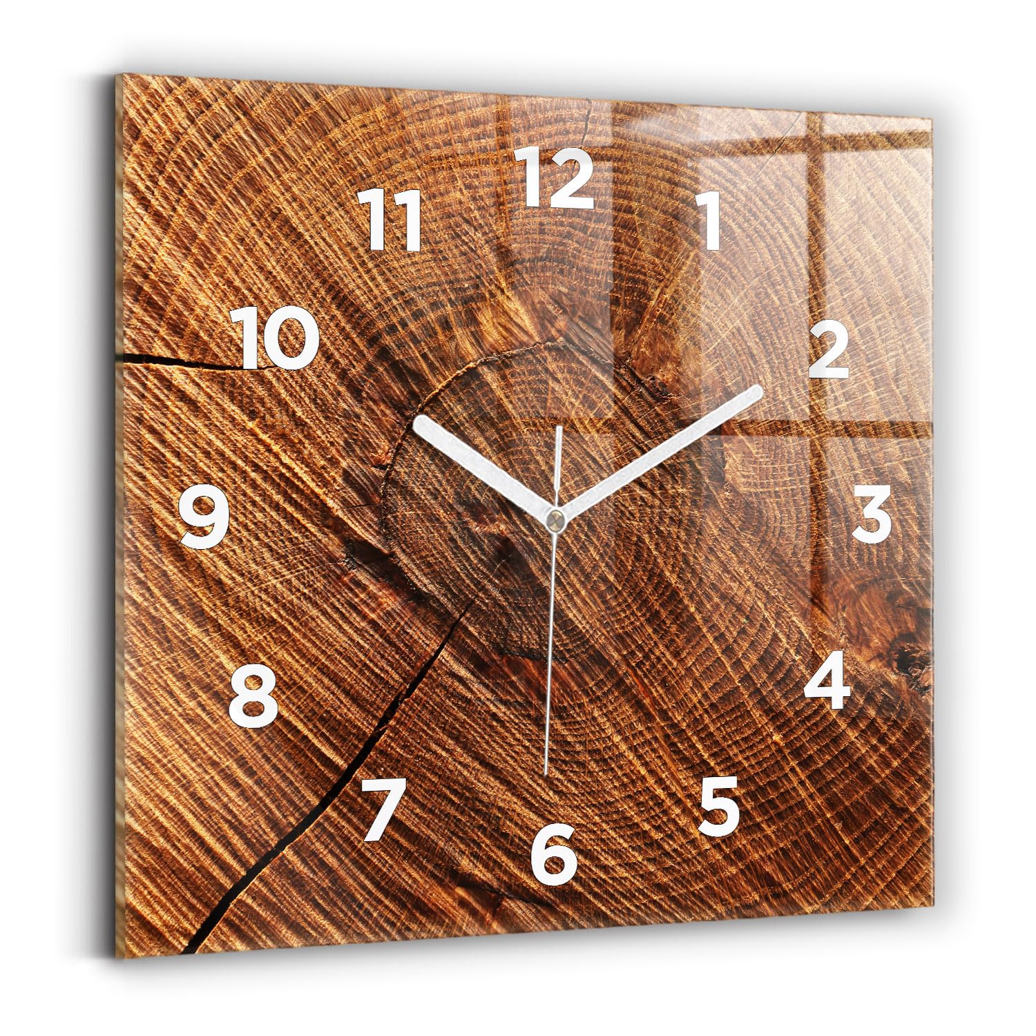 Horloge murale Wallfluent contre les bruits de tic-tac grâce au mécanisme silencieux