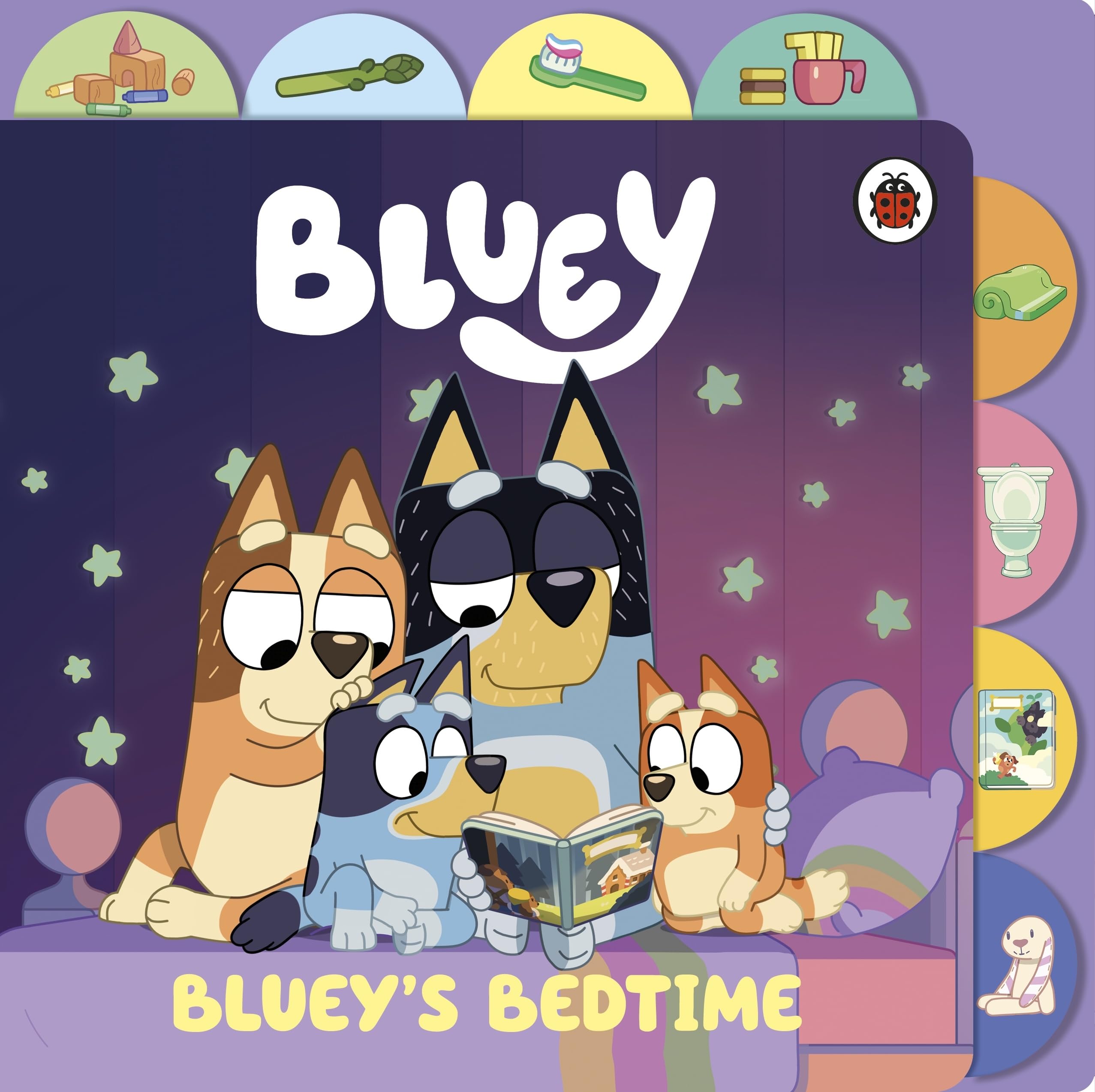 Bluey: Bluey's Bedtime: Tabbed Board Book by Bluey