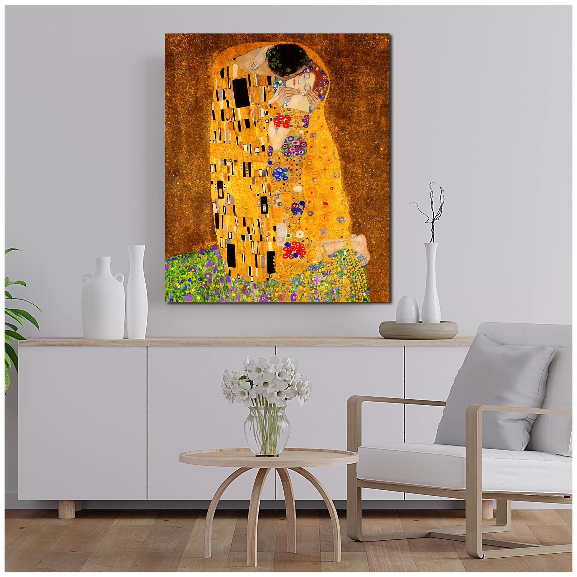 Amazon.co.jp: A&T ARTWORK The Kiss by Gustav Klimtの世界的
