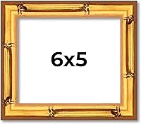 Vista 228 de Poster Palooza Marco de madera maciza de bambú dorado de 12 x 8 pulgadas con acrílico UV, respaldo de tablero de espuma y accesorios para colgar