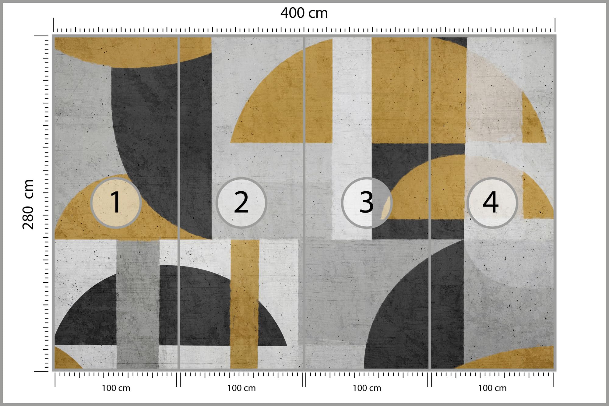 Muralo Papel Pintado en TNT 3D - 400x280 cm